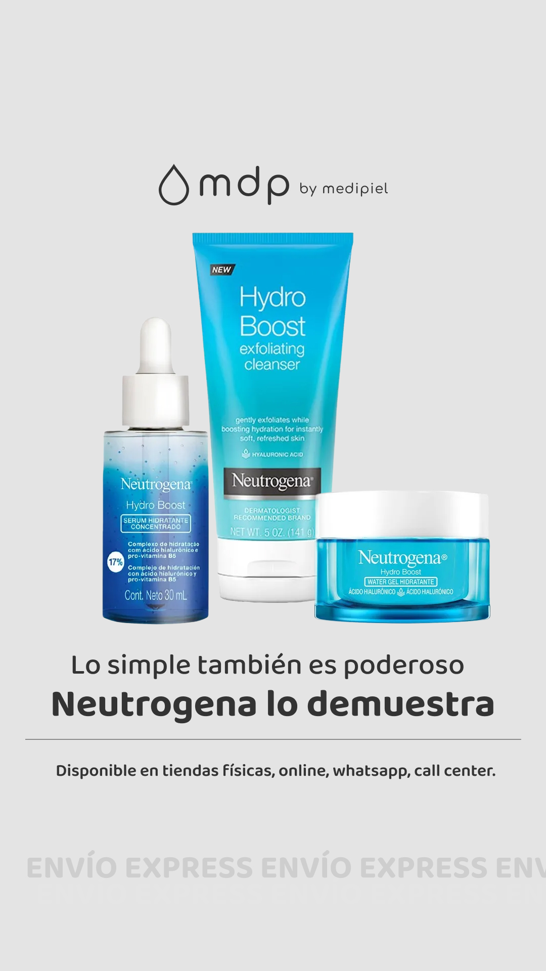 Medipiel Facebook ad: Hidratante ligero en Gel
