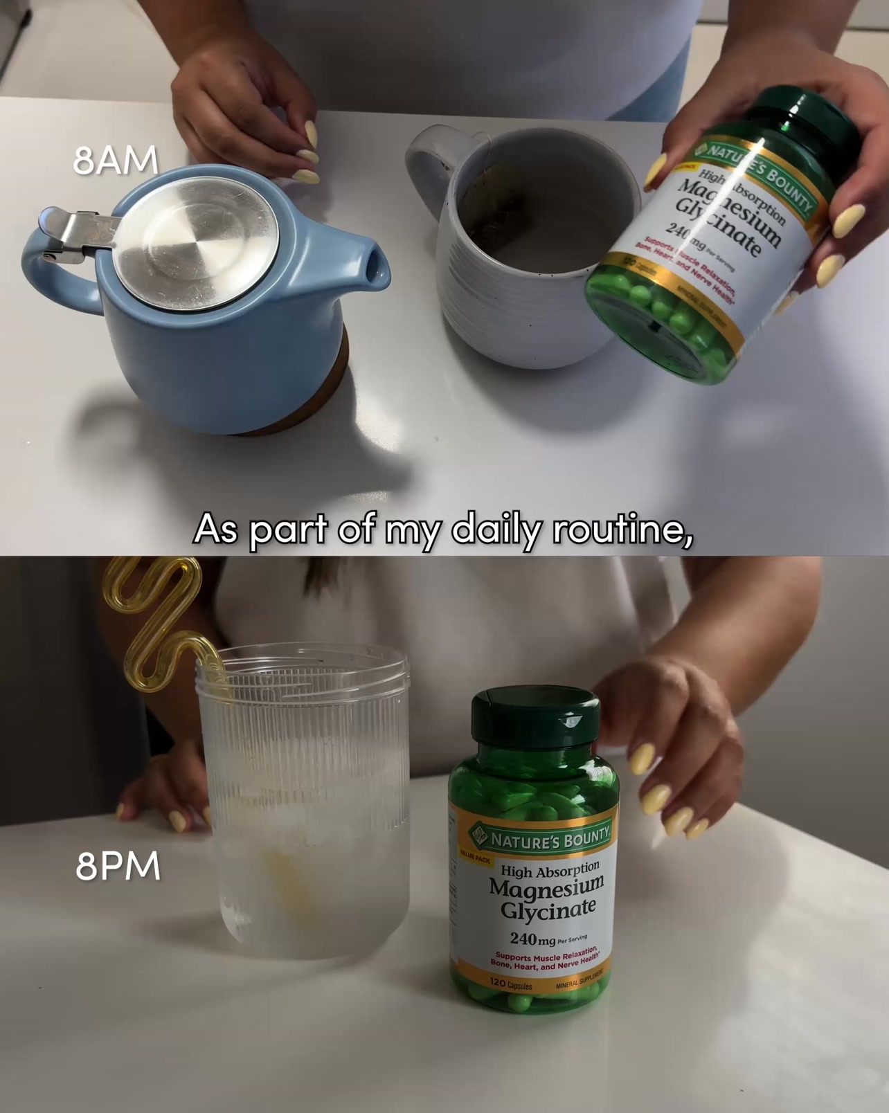 Nature's Bounty Facebook ad: Support the Body That Supports You