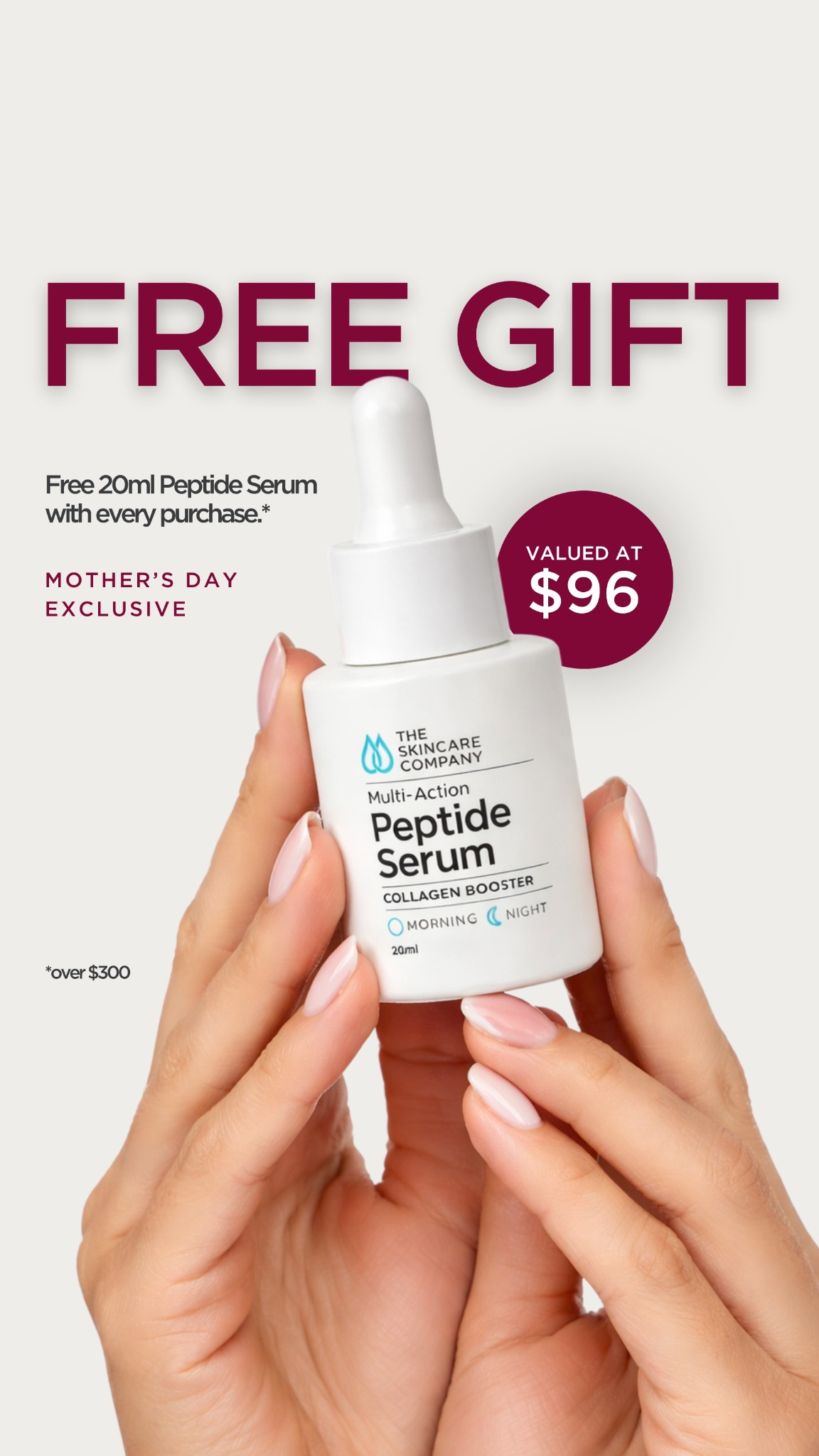 The Skincare Company Facebook ad
