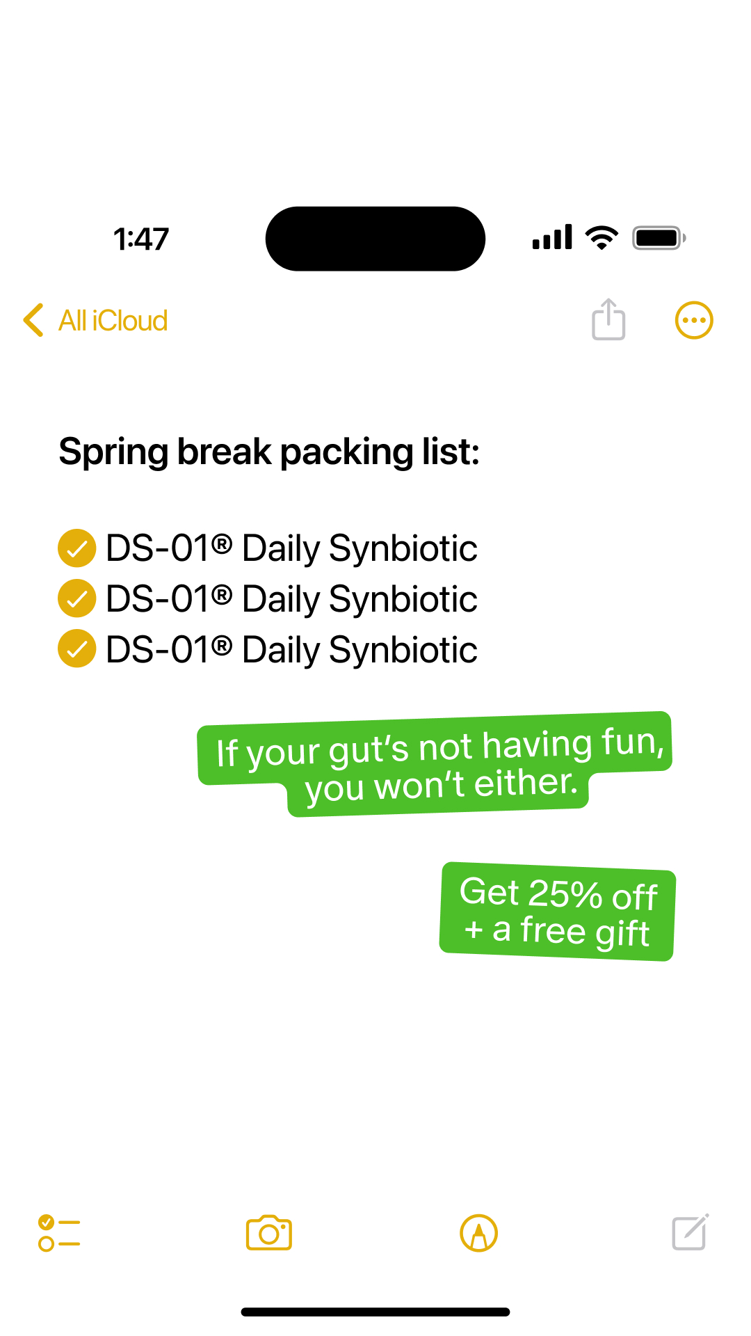 Seed Facebook ad
