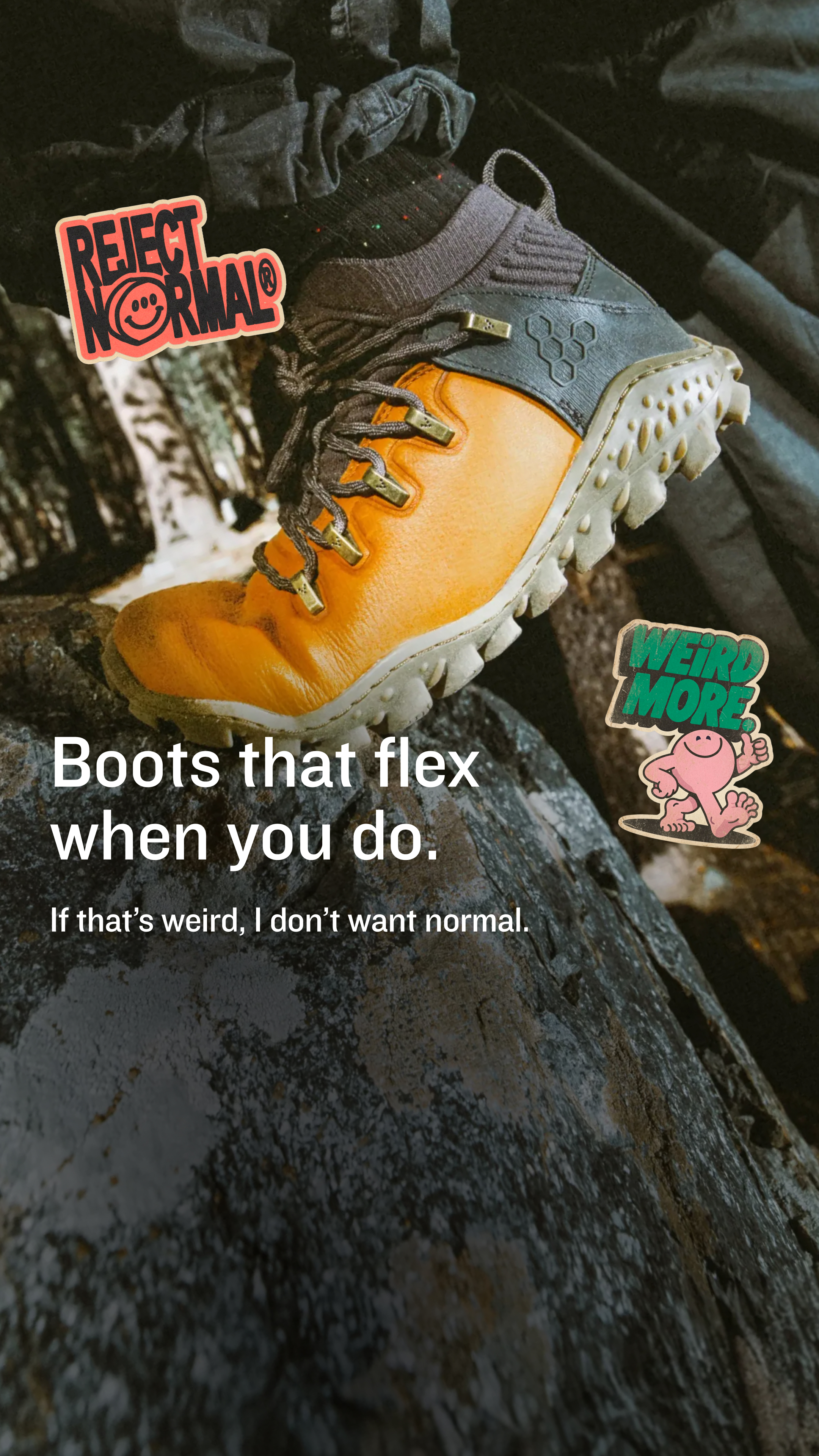 Vivobarefoot Facebook ad: Free your feet