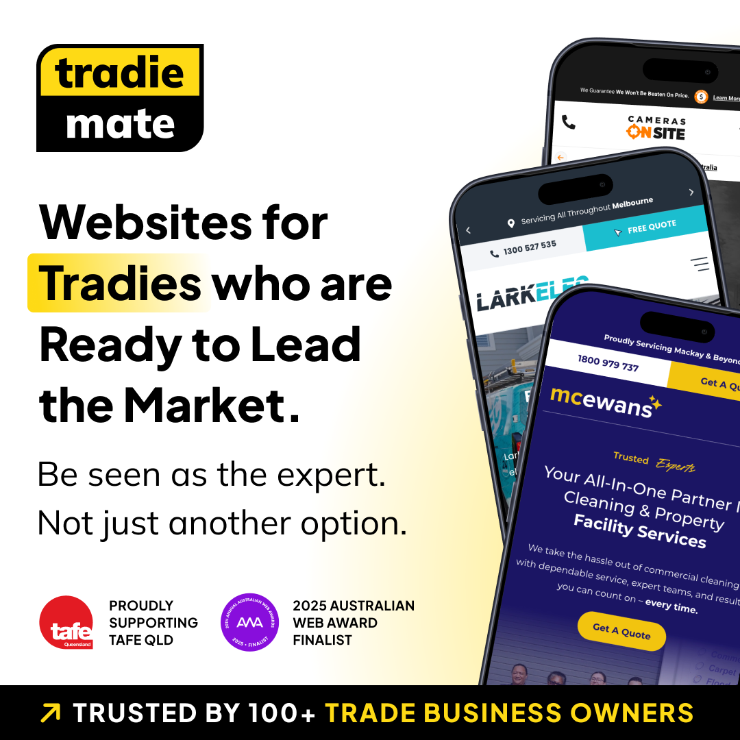 Tradiemate.au Facebook ad