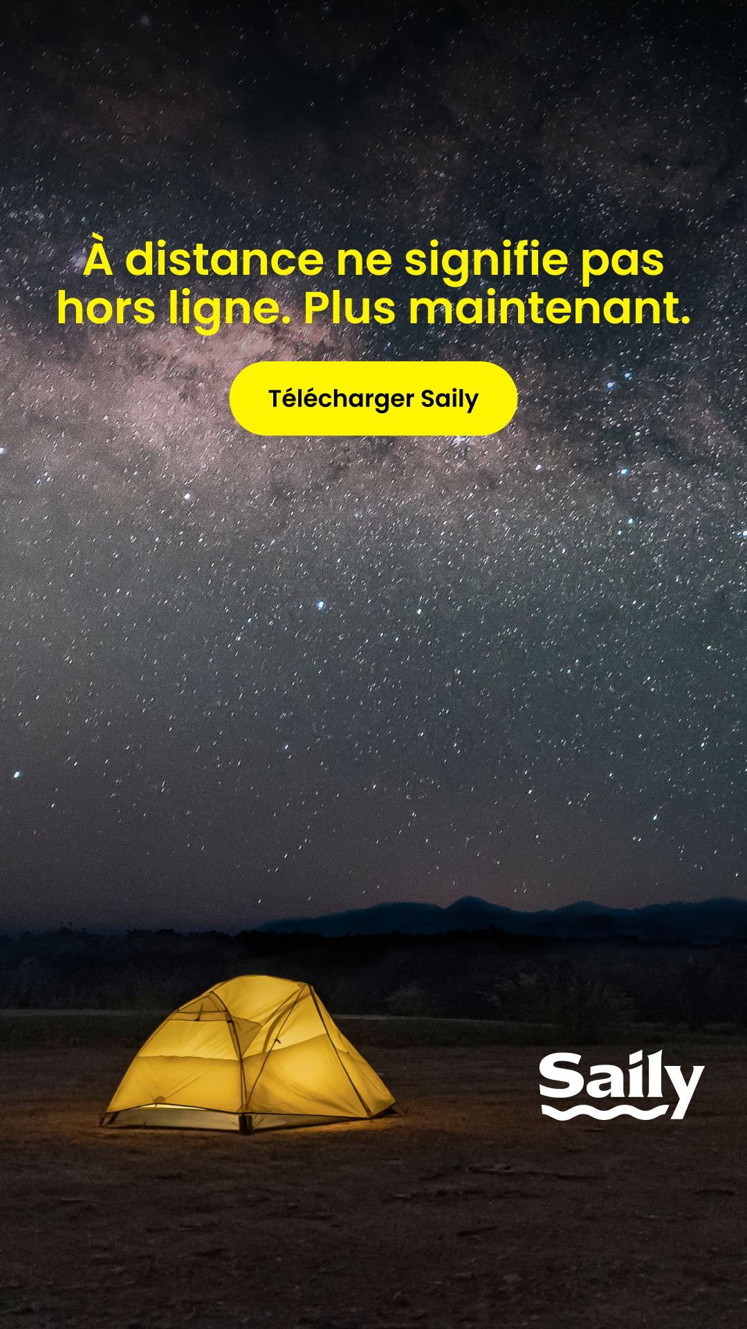 Saily Facebook ad