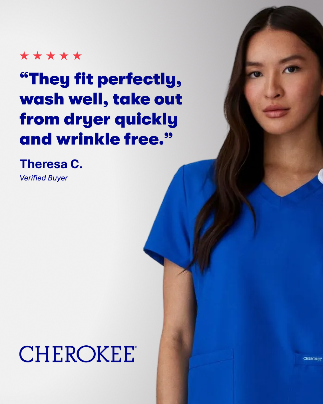 Cherokee Uniforms Facebook ad