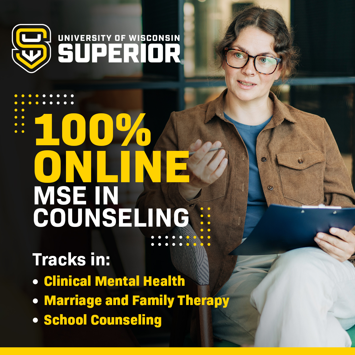 University of Wisconsin Superior Facebook ad
