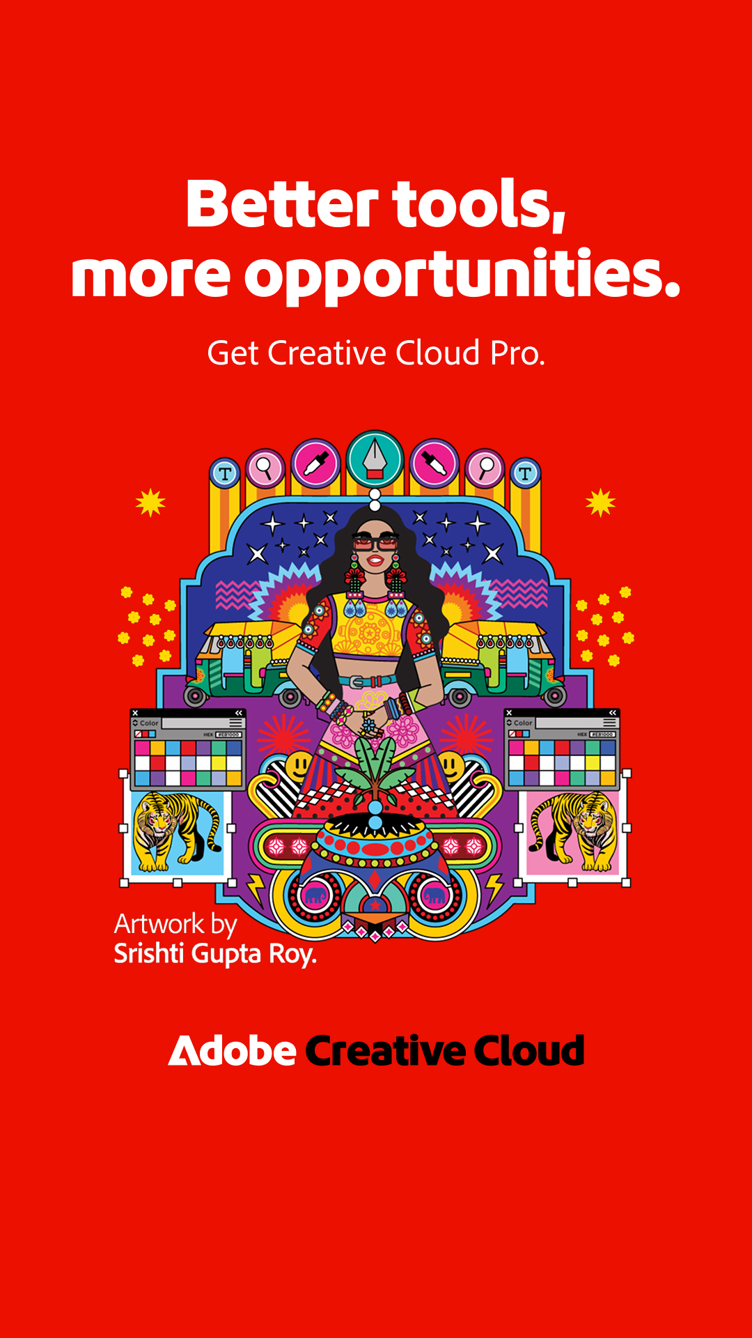 Adobe Creative Cloud Facebook ad