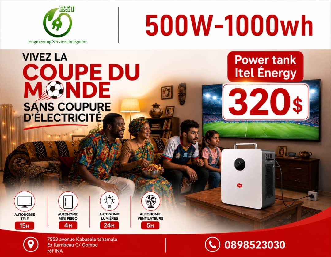 Esi Company Sarl Facebook ad: Regardez la Coupe du Monde sans coupure avec…