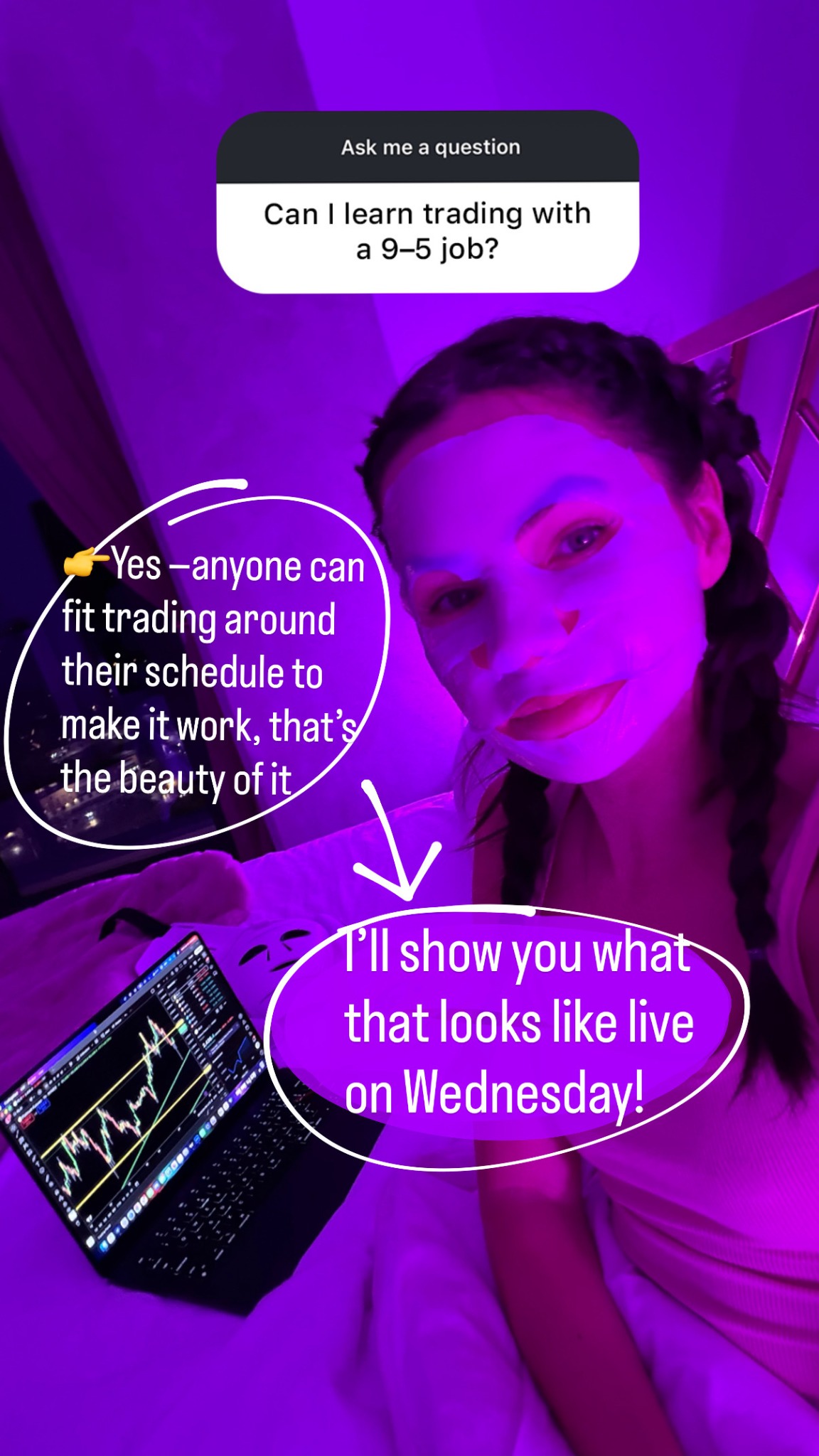 Tori Trades Facebook ad