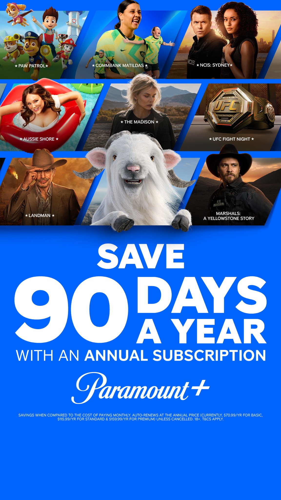 Paramount+ Facebook ad
