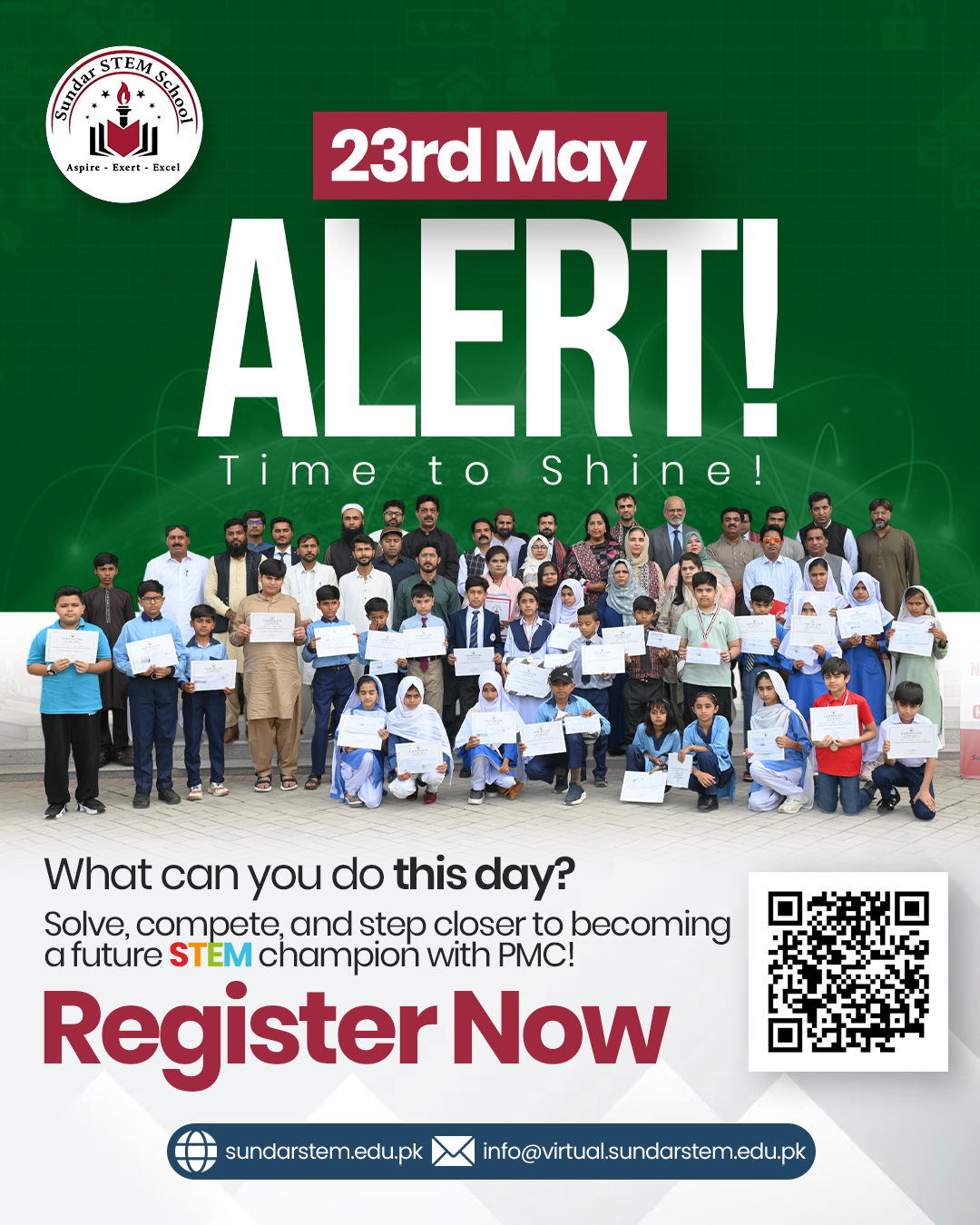 Virtual STEM School Facebook ad: Register Now, Don’t Miss Out on PMC Summer 2026!