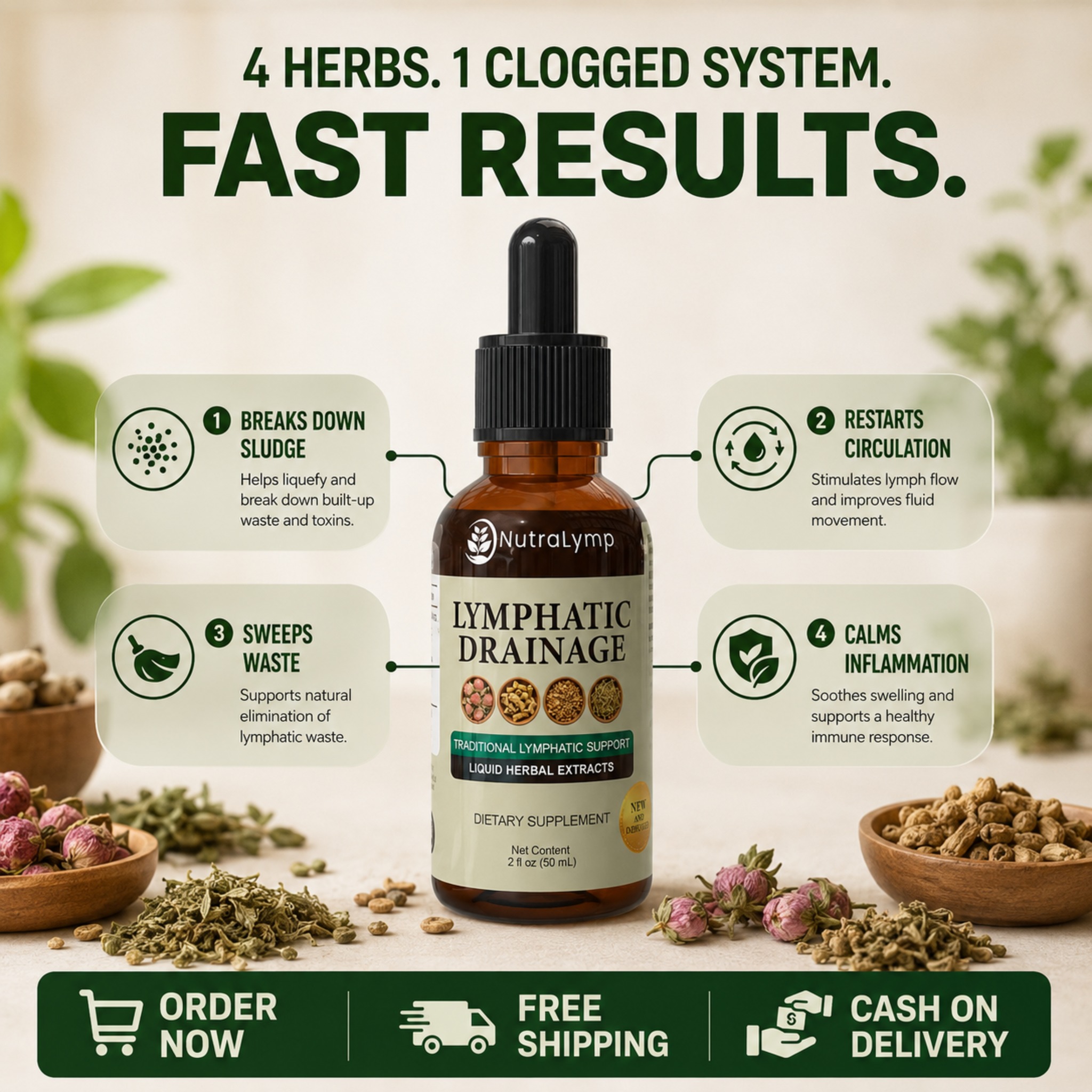 NutraLymp Sunrise - Lymphatic Support Drops Facebook ad