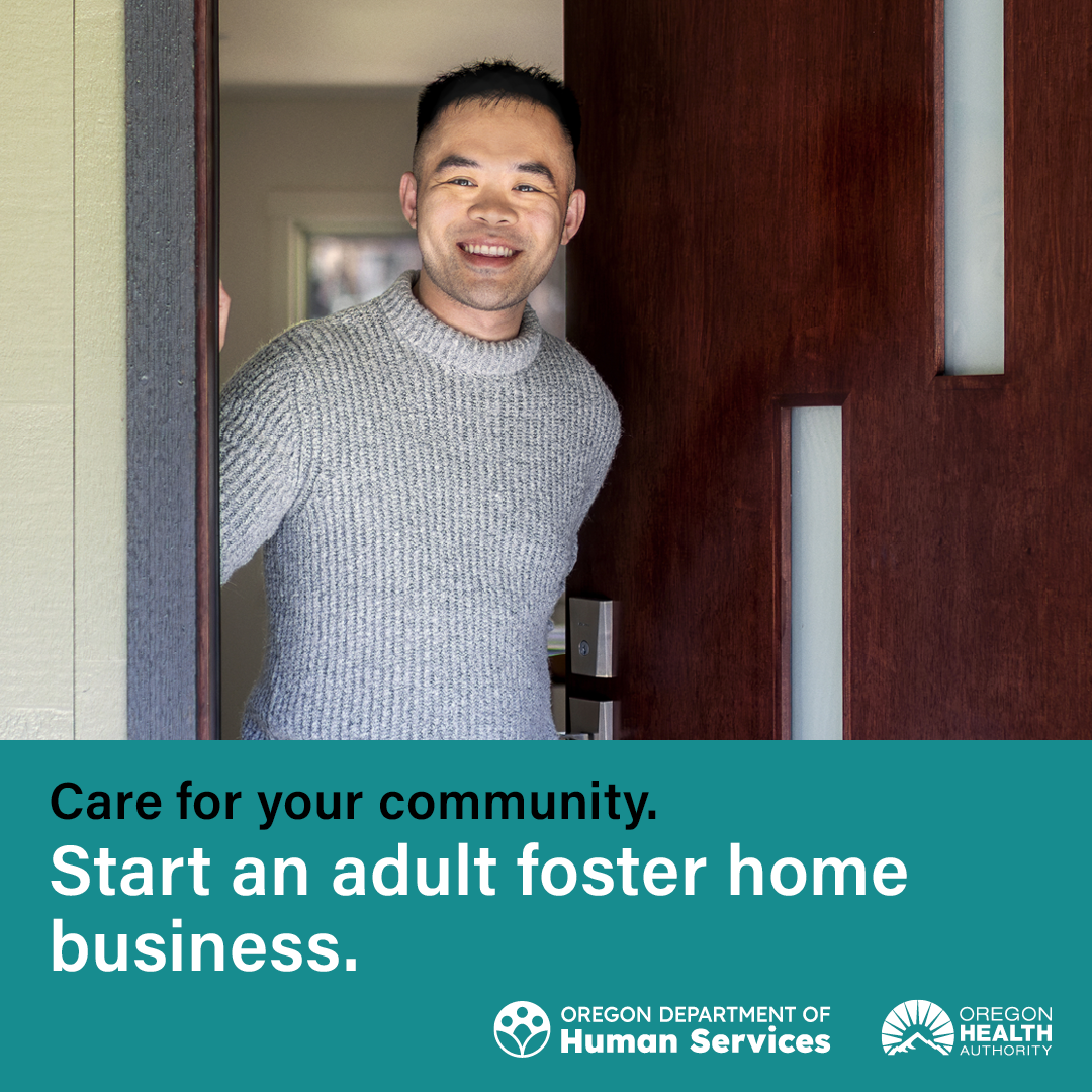 Oregon Department of Human Services Facebook ad: Own Your Business. Make a Difference.