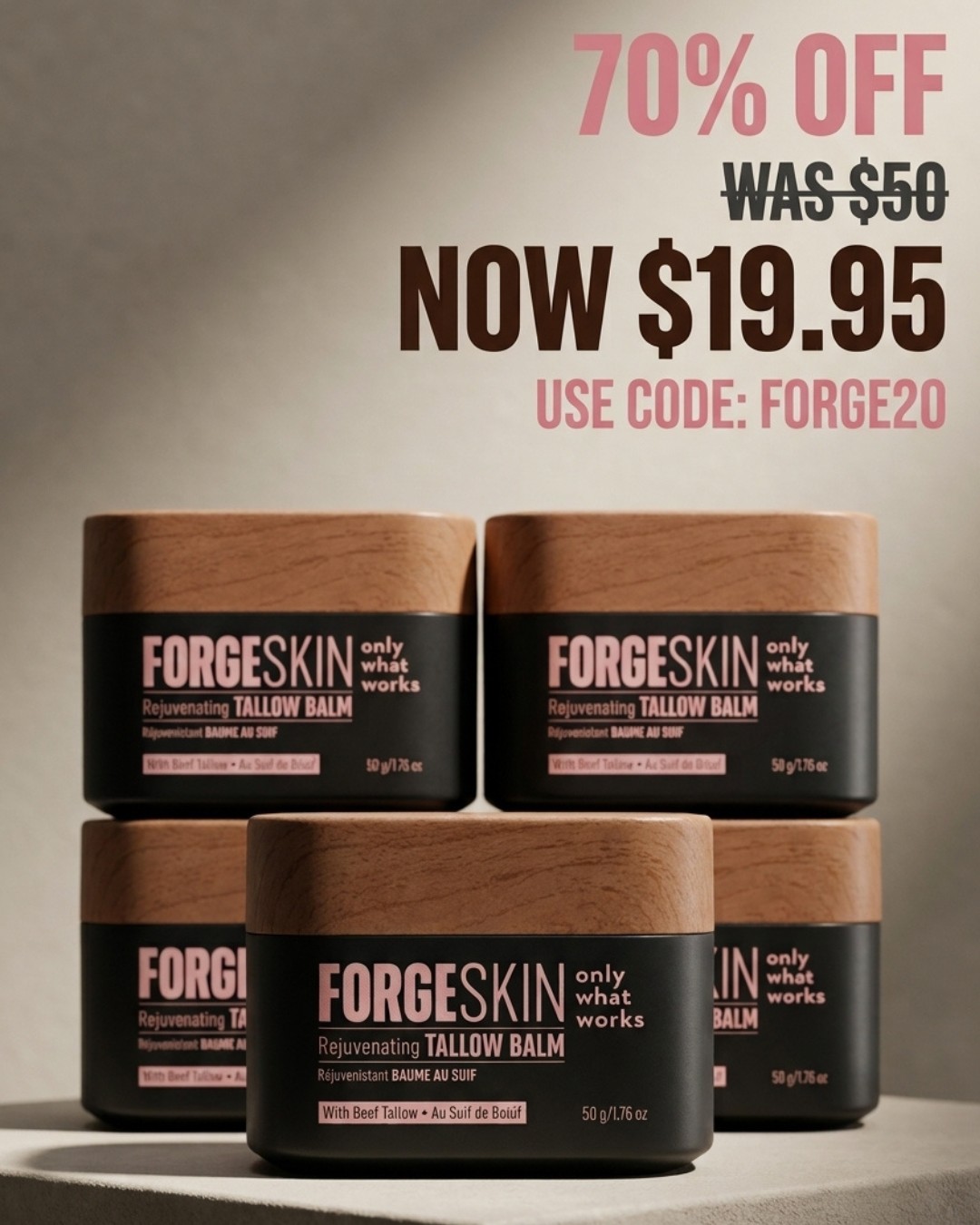 Forge Men Facebook ad