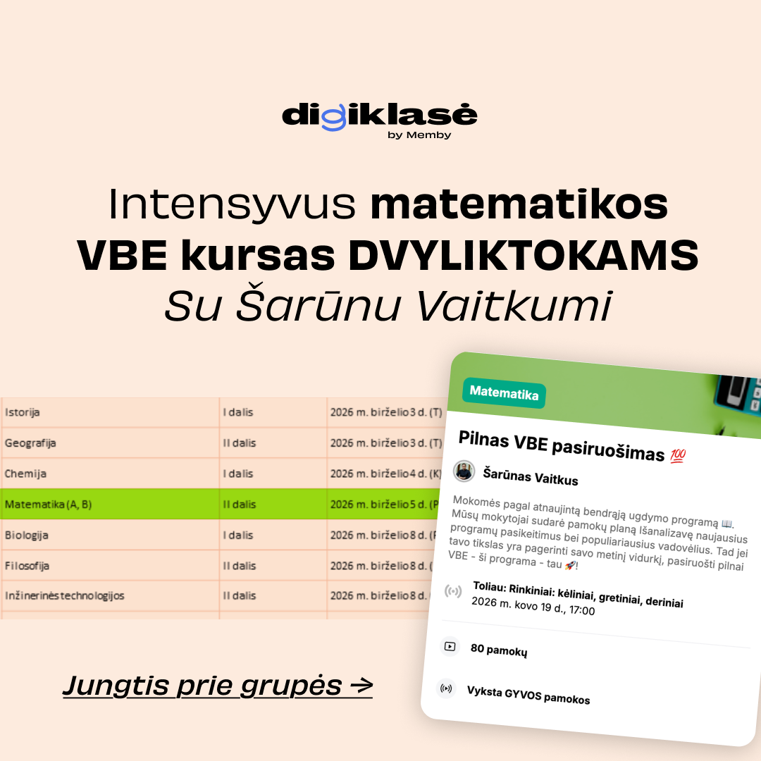 Digiklasė - by Memby Facebook ad