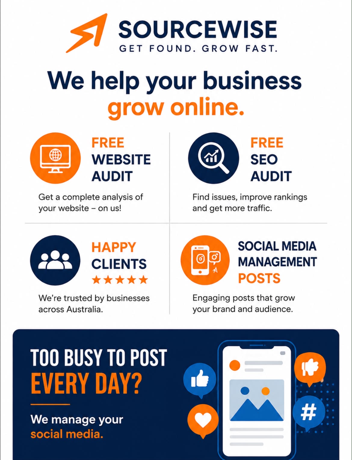 Sourcewise Facebook ad