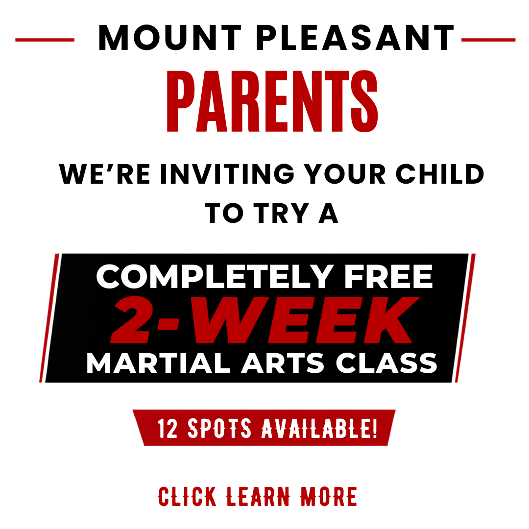 Mount Pleasant Family Martial Arts Facebook ad: 2 Week FREE TRIAL for KIDS