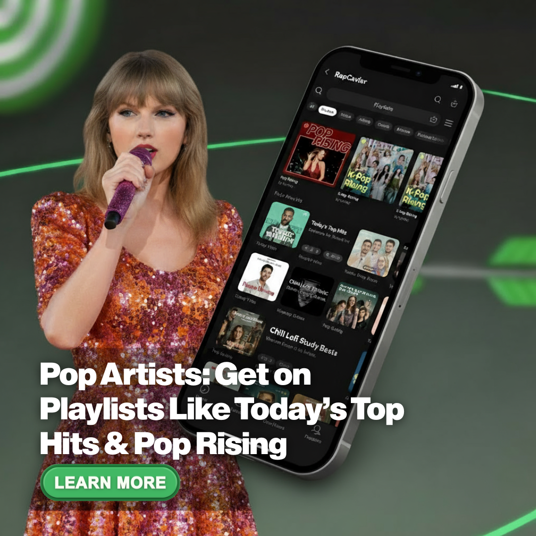 Playlist Booker Facebook ad