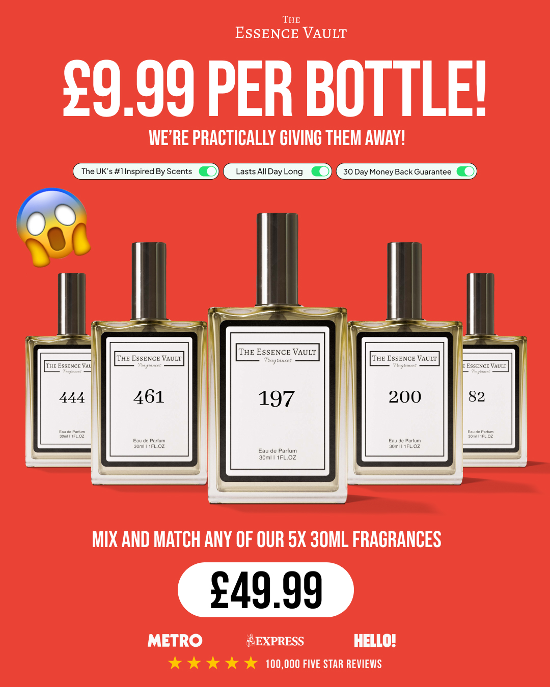 The Essence Vault Facebook ad