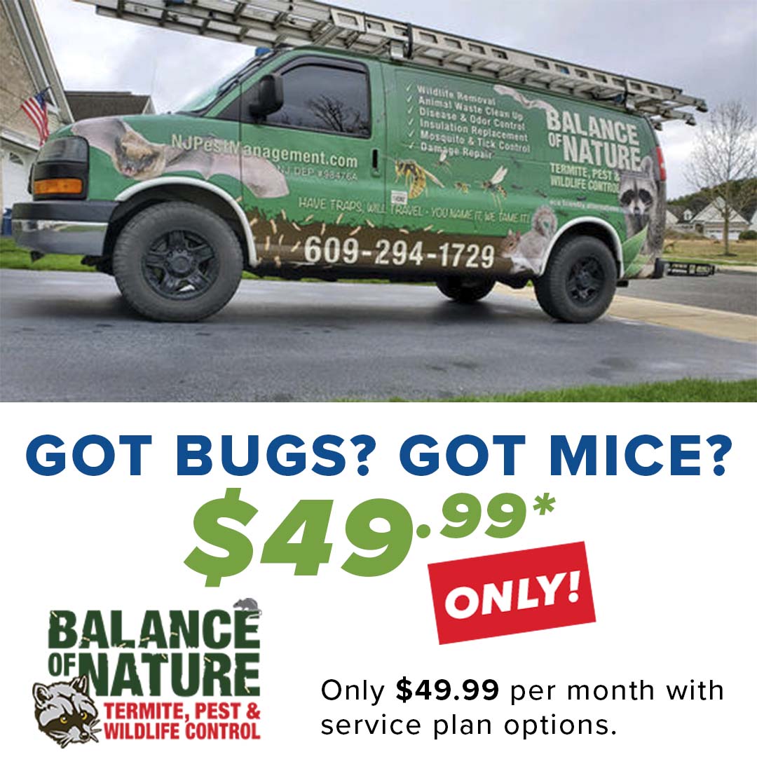 New Jersey Pest Management Balance Of Nature, Inc. Facebook ad: $49.99/Month Service Plan