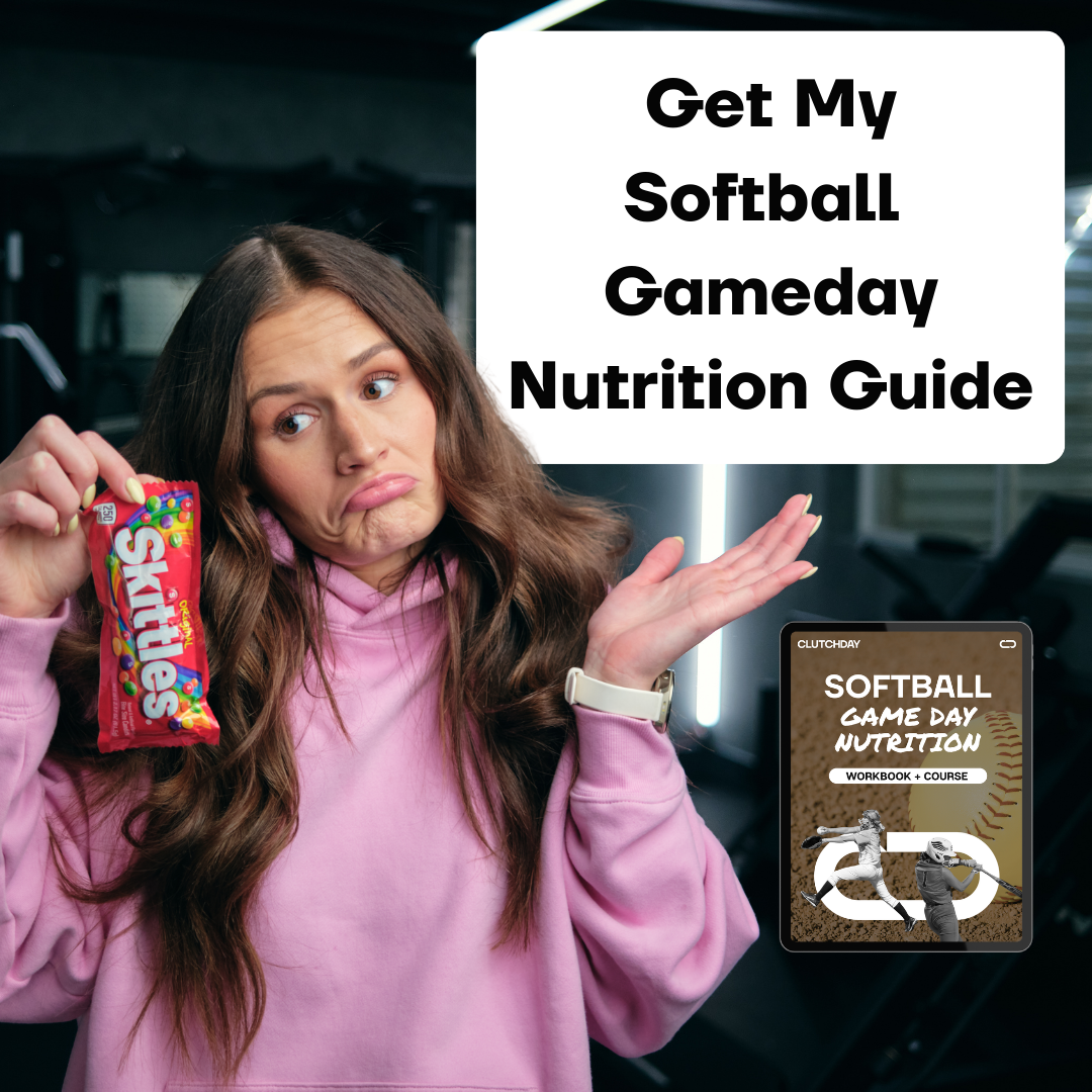 Kelsey Poulter Facebook ad: Softball Game Day Nutrition Guide and Course