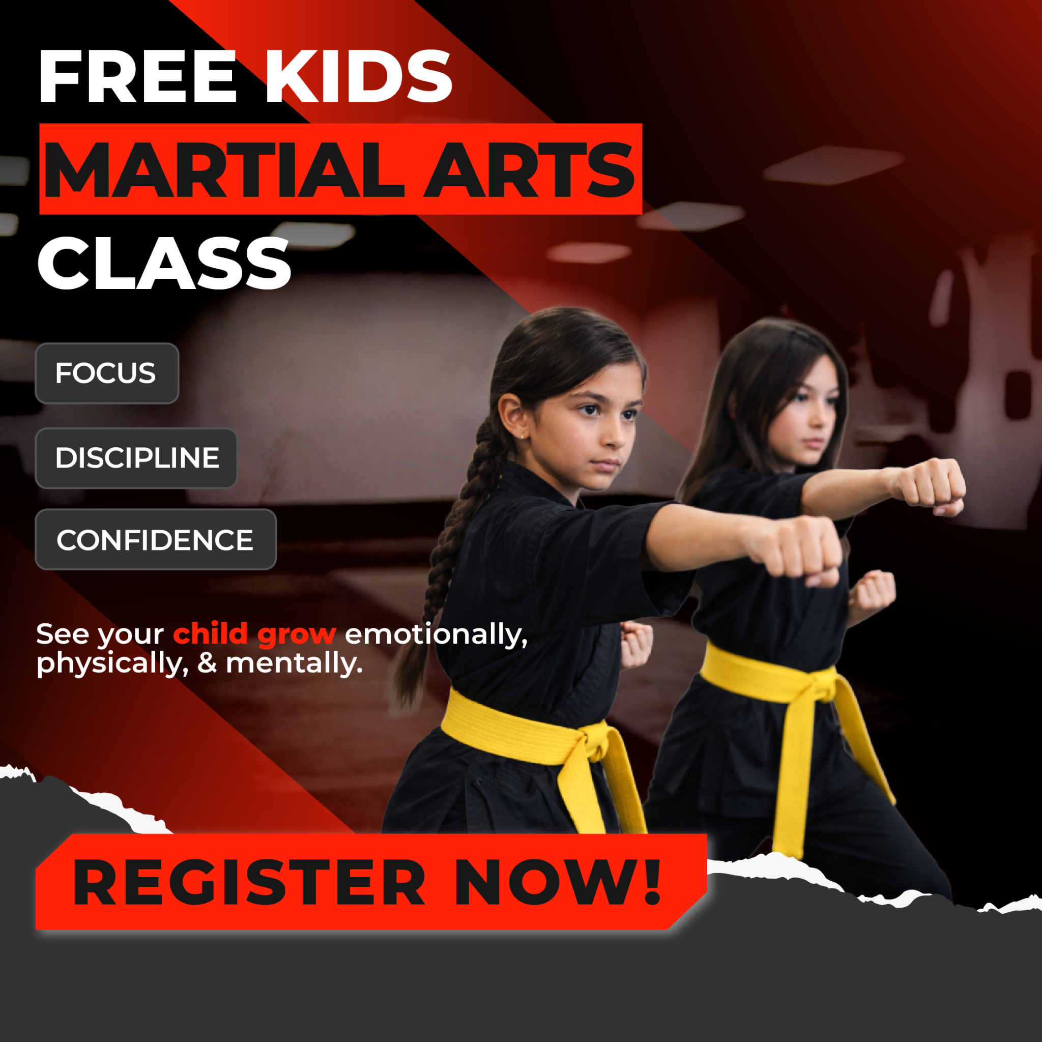 Richmond Martial Arts Facebook ad