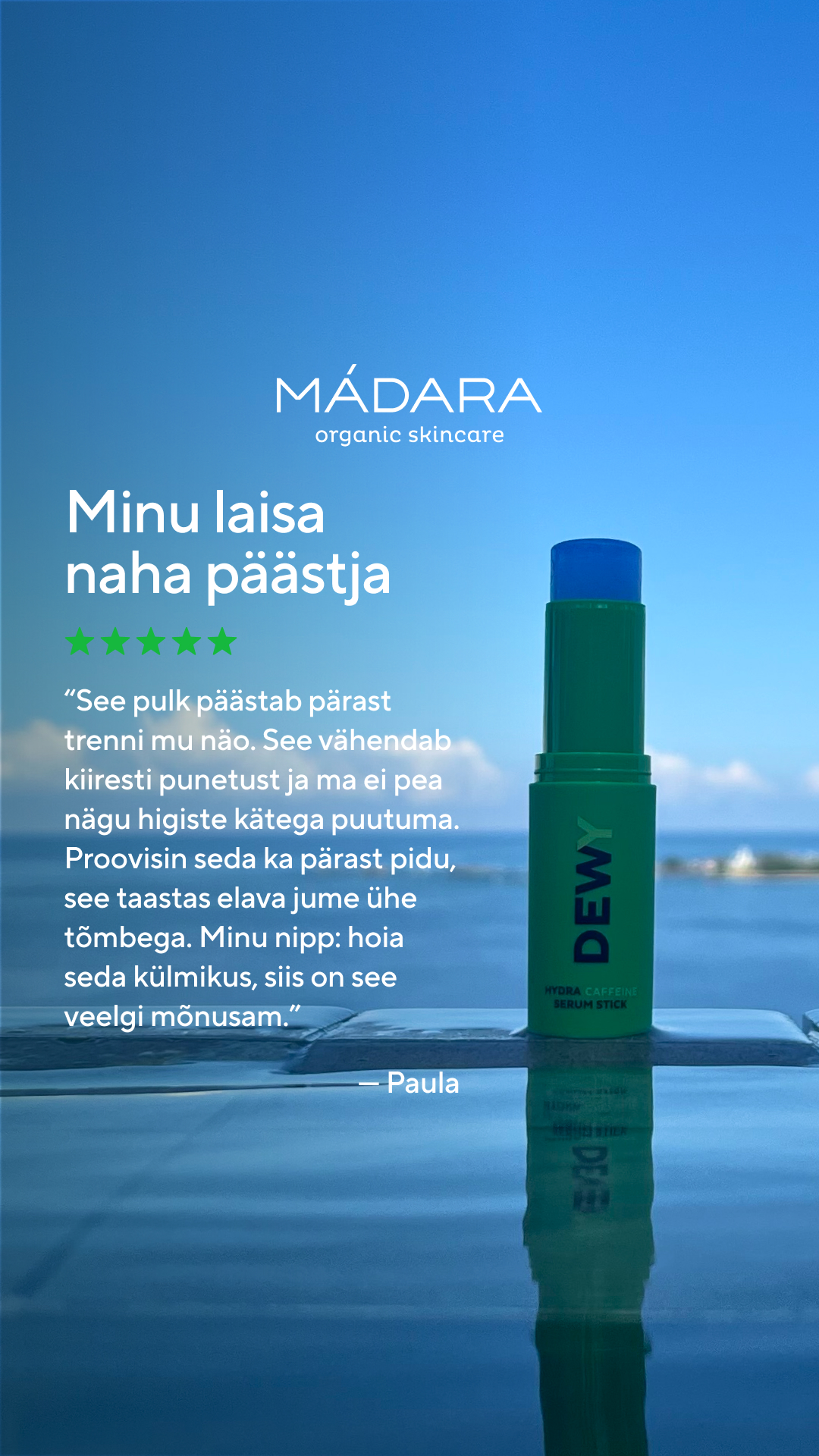 Mádara Organic Skincare Facebook ad