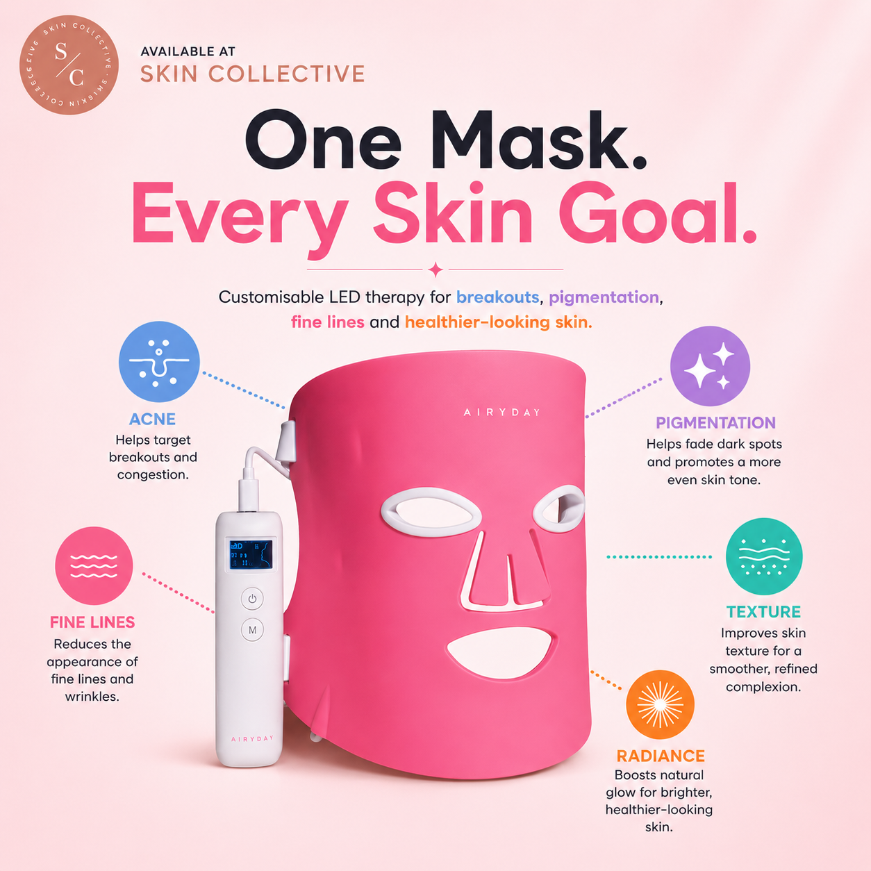 Skin Collective Facebook ad: LED Face Mask
