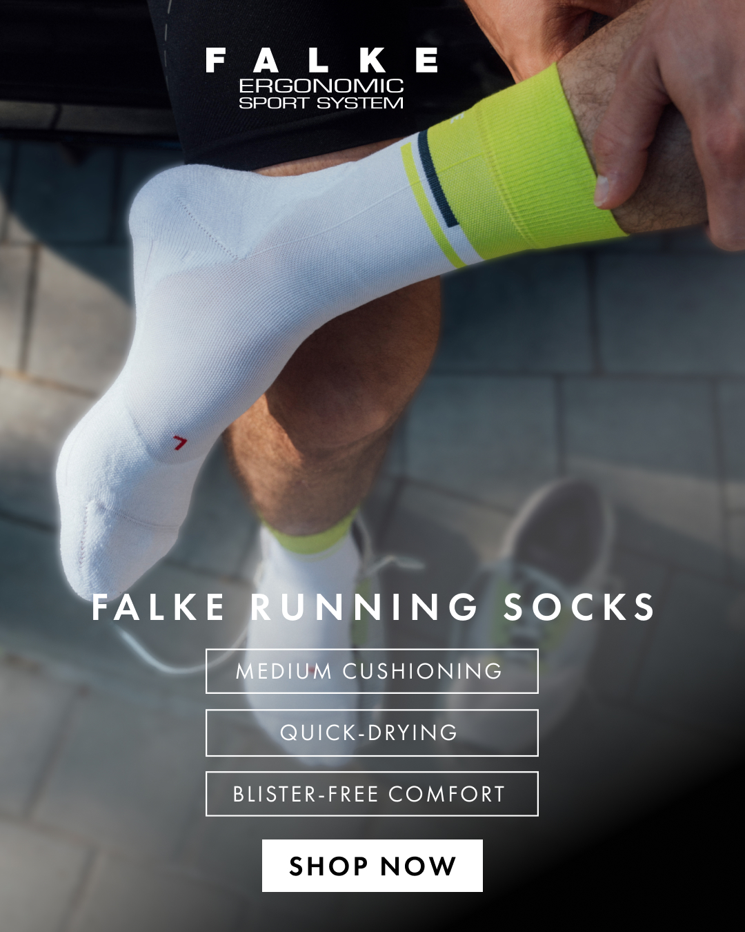 FALKE Ergonomic Sport System Facebook ad