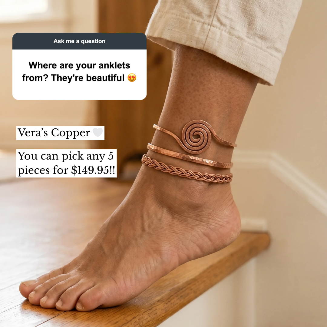 Vera’s Copper Jewelry Facebook ad