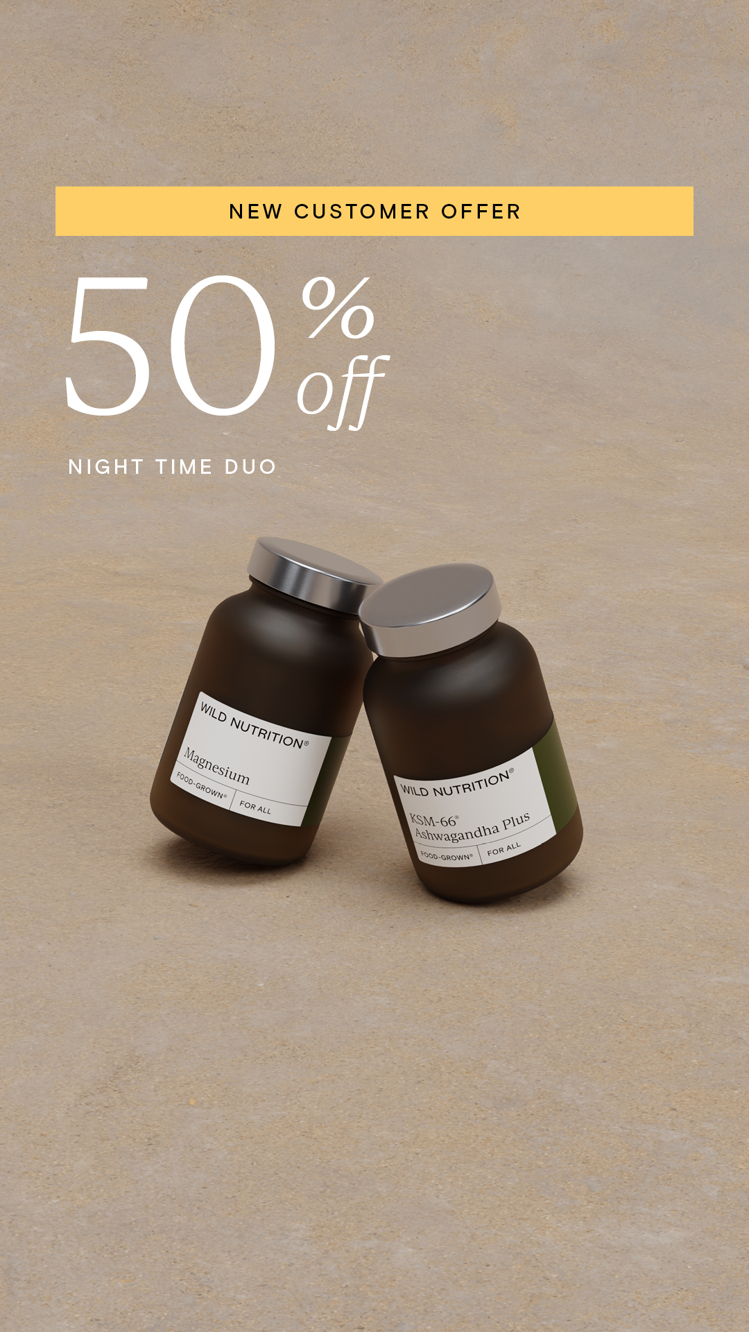 Wild Nutrition Facebook ad