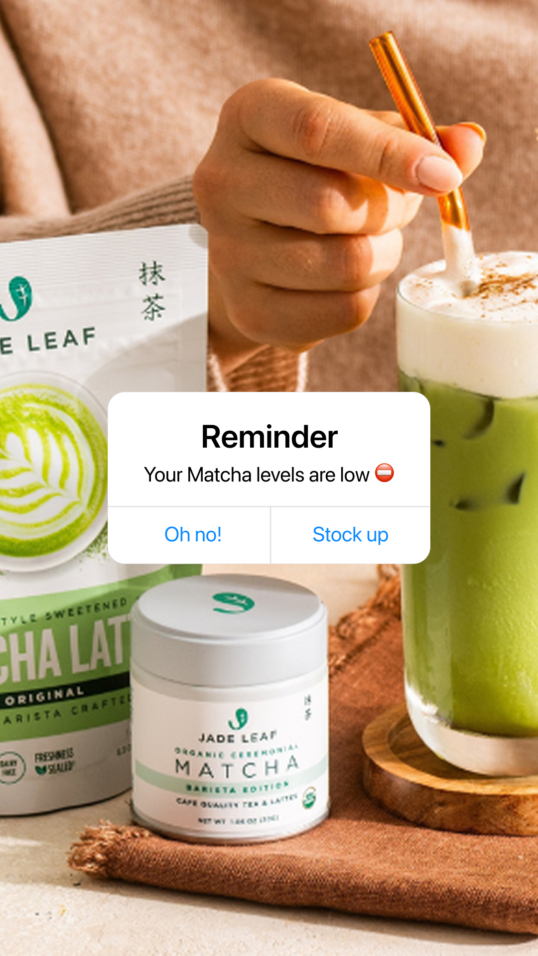 Jade Leaf Matcha Facebook ad