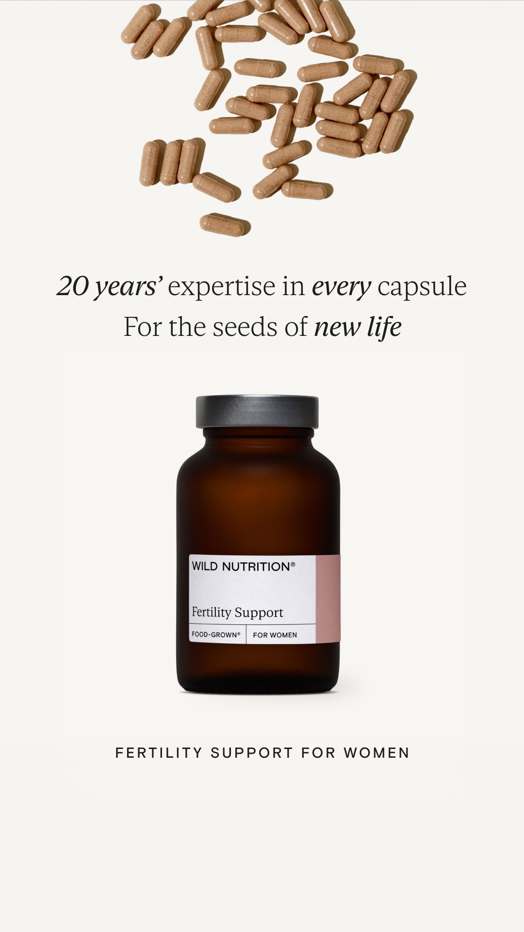 Wild Nutrition Facebook ad