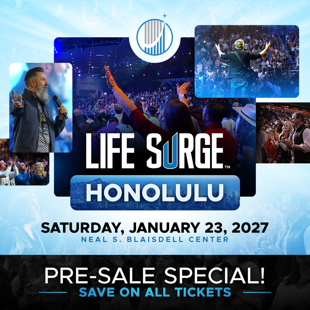 LIFE SURGE Facebook ad: Presale Starts Now!