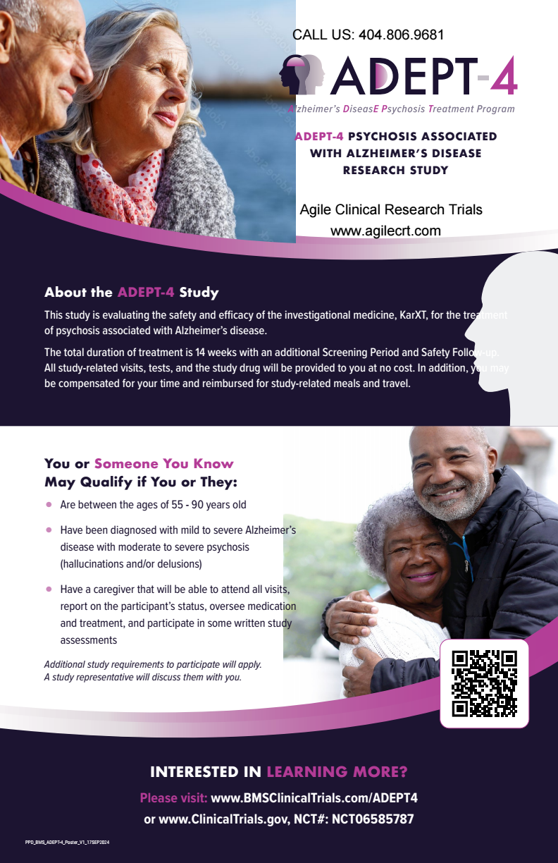 Agile Clinical Research Trials Facebook ad from Mar 29, 2026