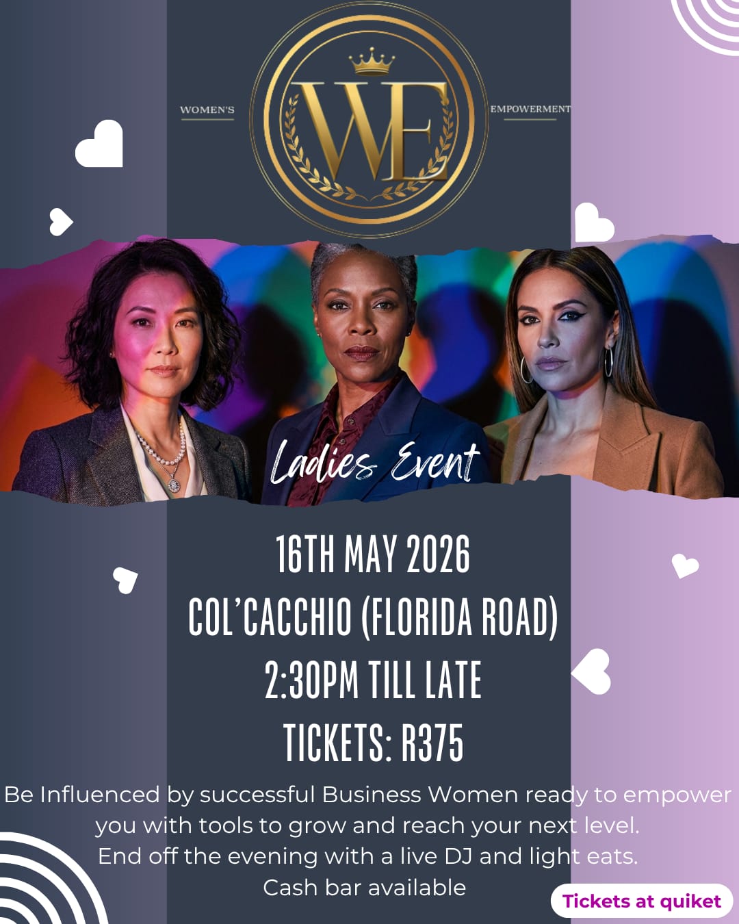 The Event Reality Company Facebook ad: Empower Her, ladies Event