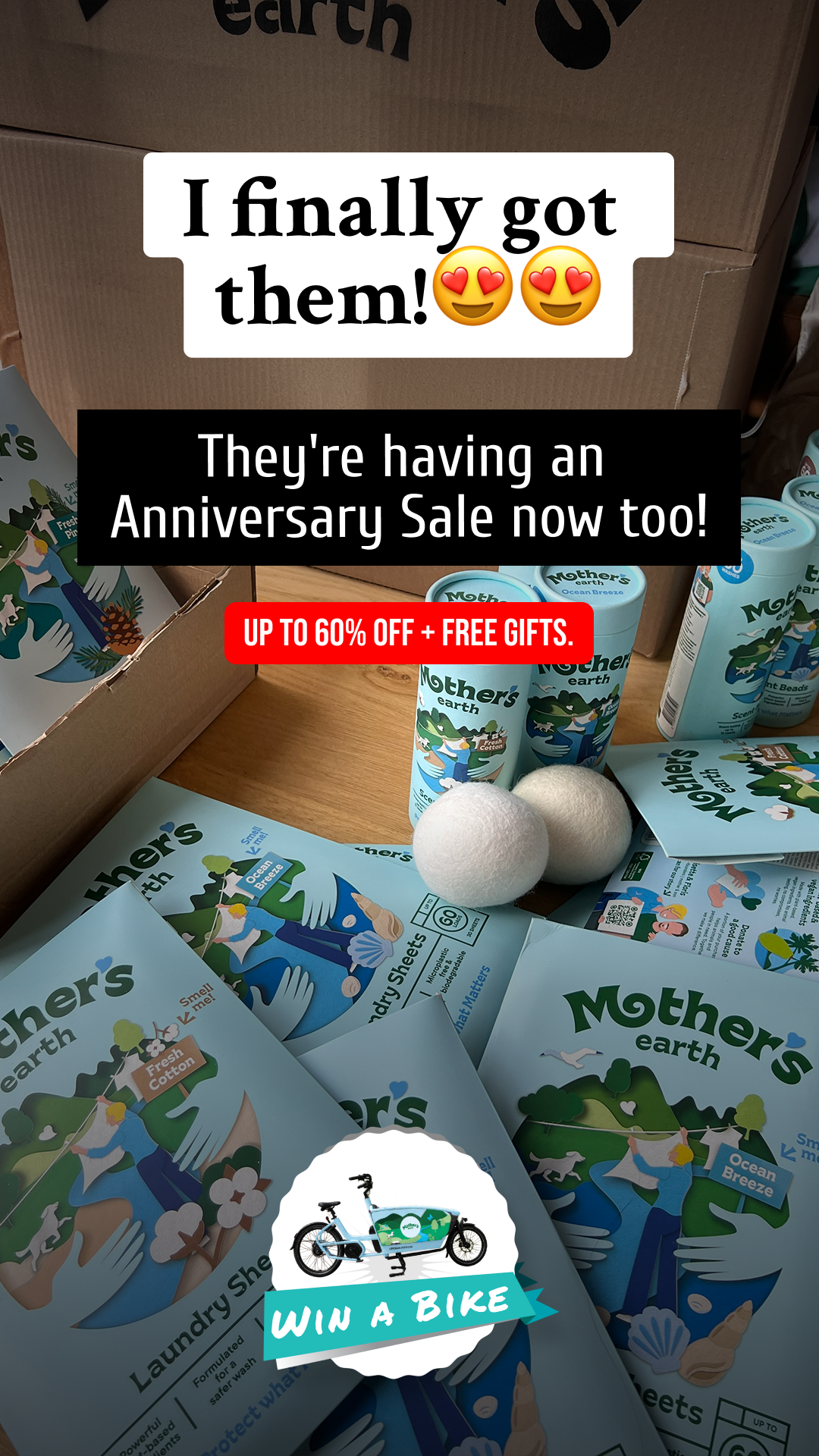 Mothers Earth Facebook ad