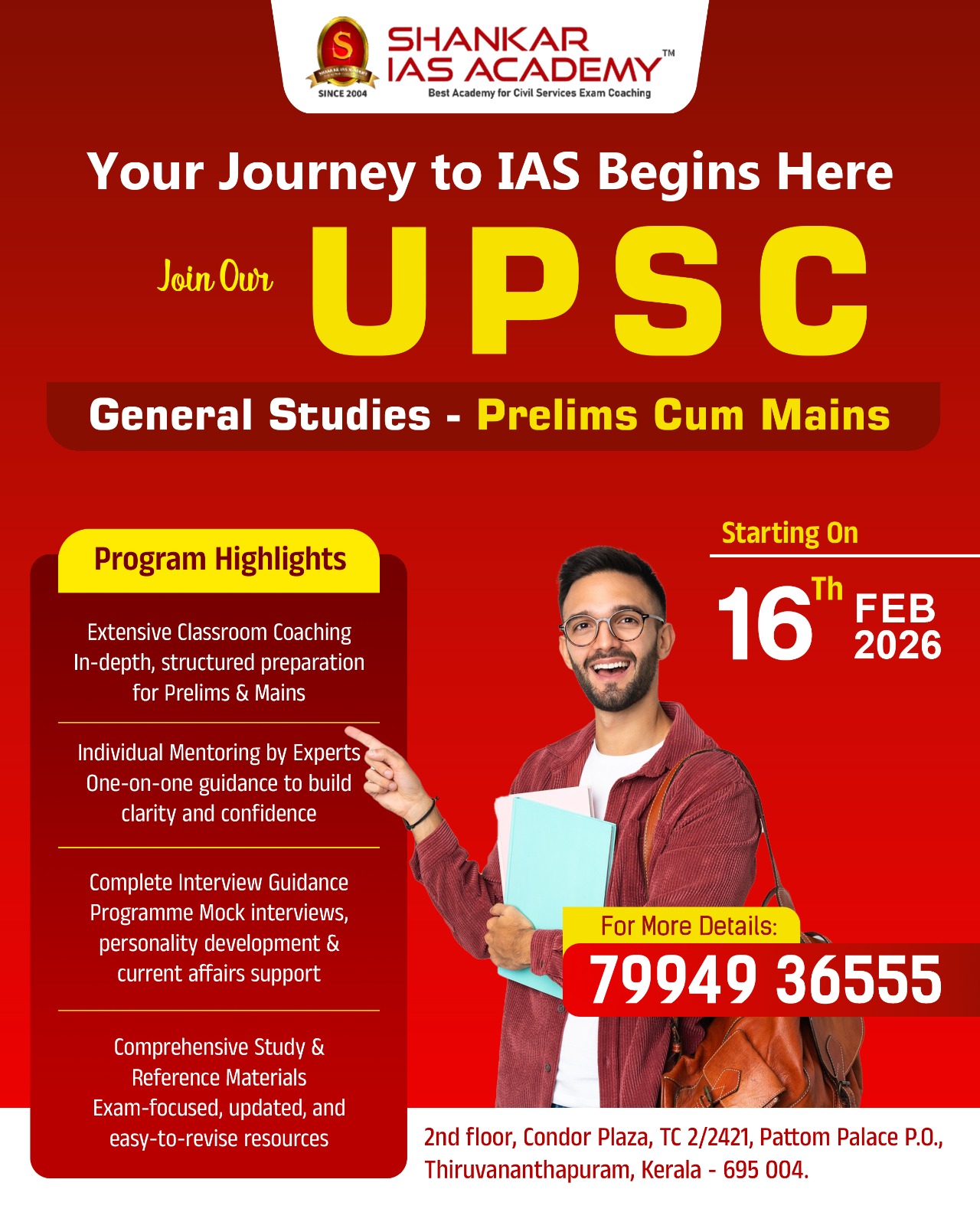 Shankar IAS Academy Facebook ad