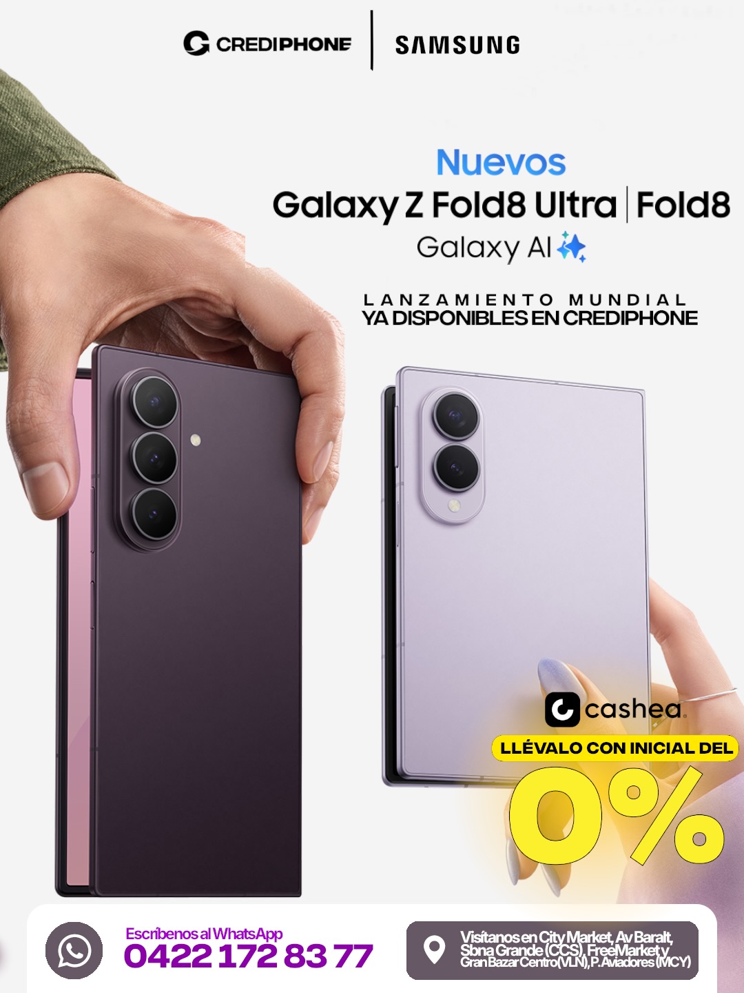 Crediphone Facebook ad: ¡EL FUTURO LLEGA A CREDIPHONE!