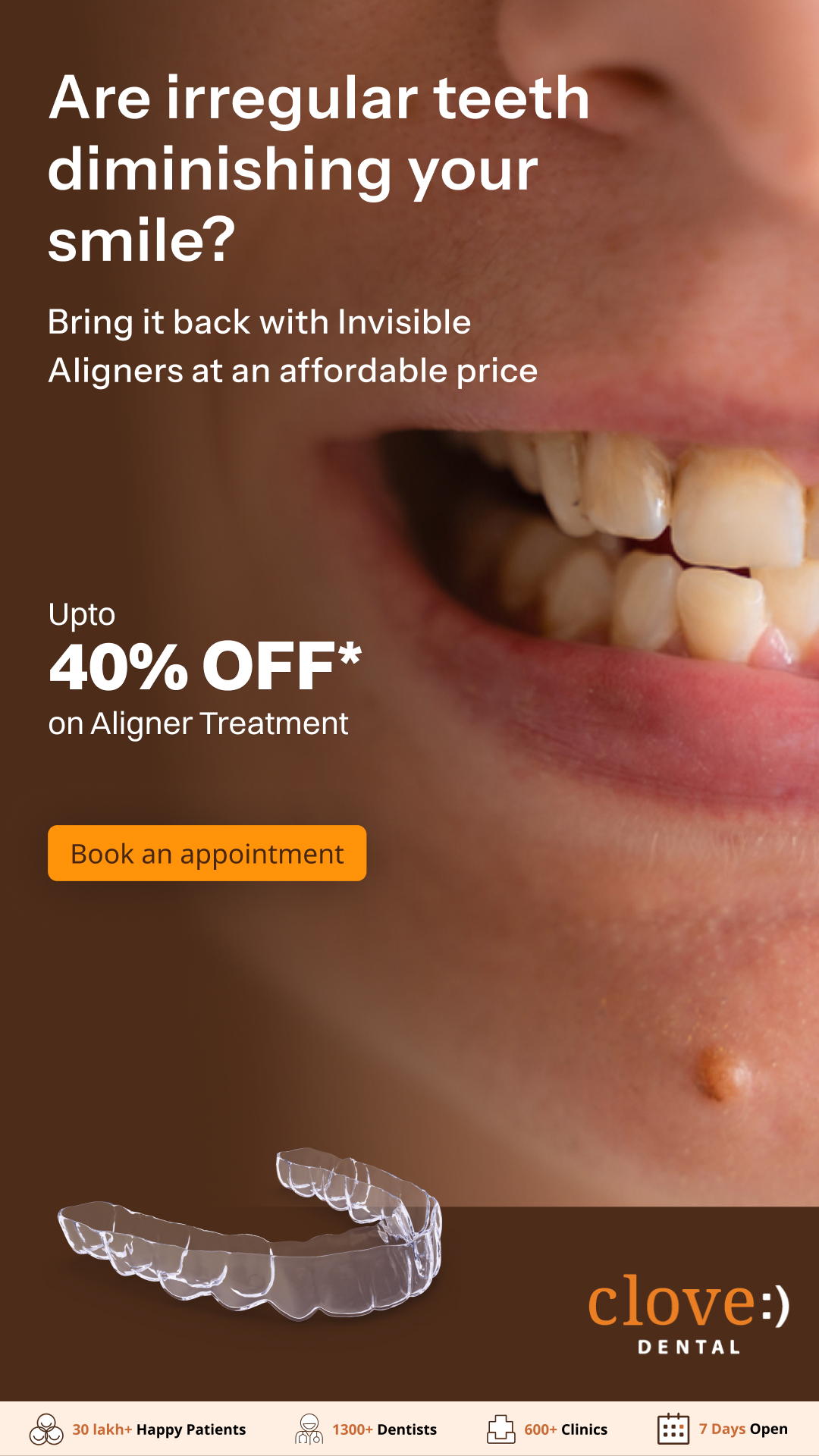 Clove Dental Facebook ad