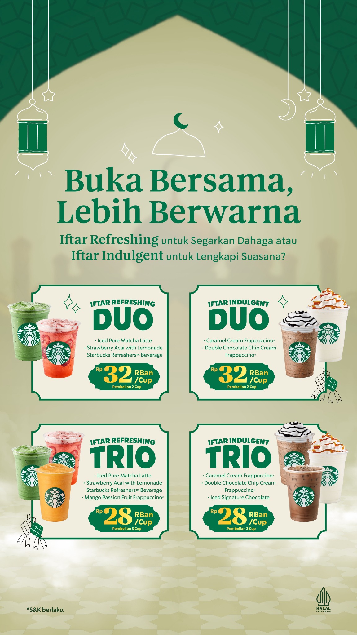 Starbucks Indonesia Facebook ad from Mar 3, 2026