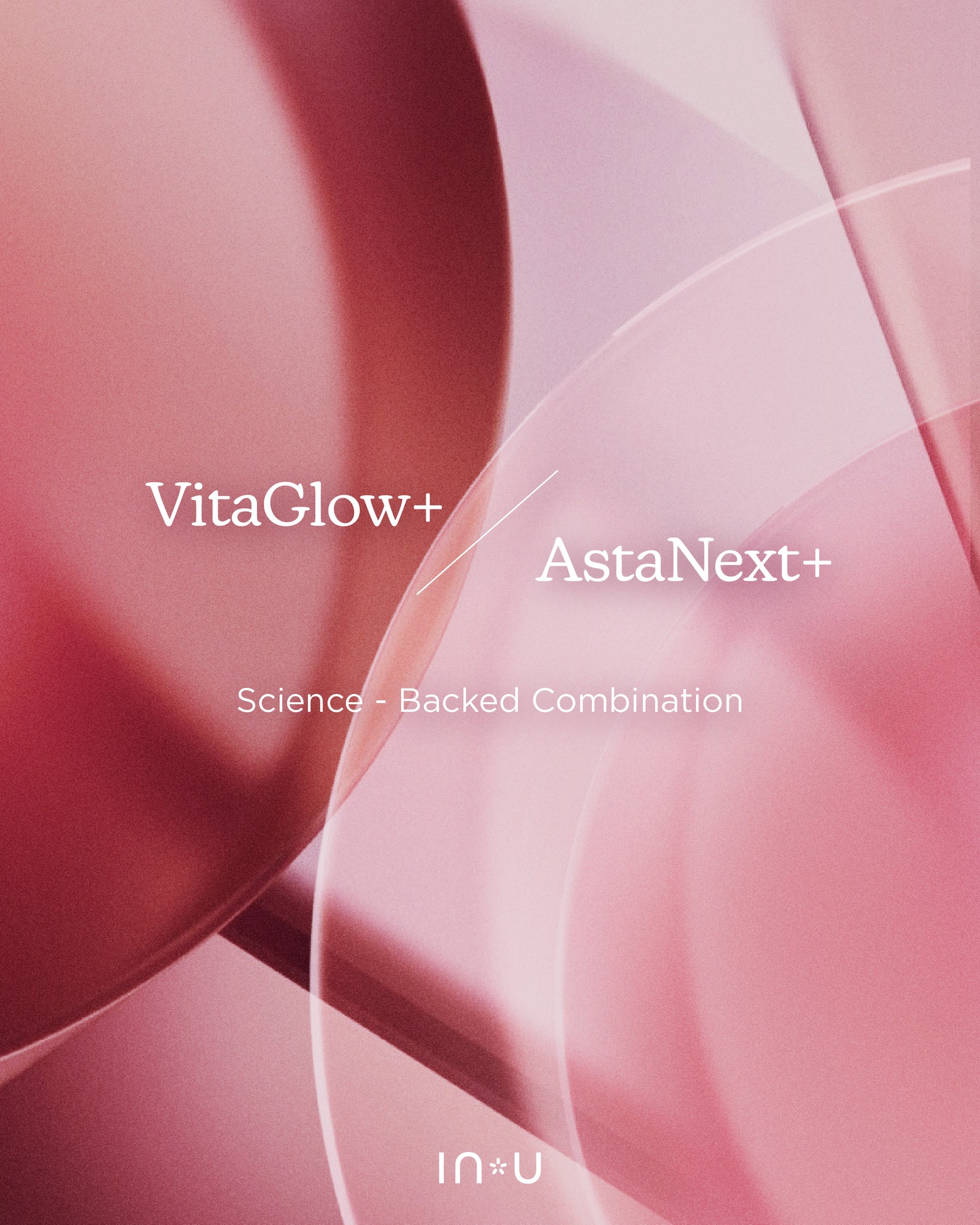 IN U Supplement Facebook ad: VitaGlow+ & AstaNext+
