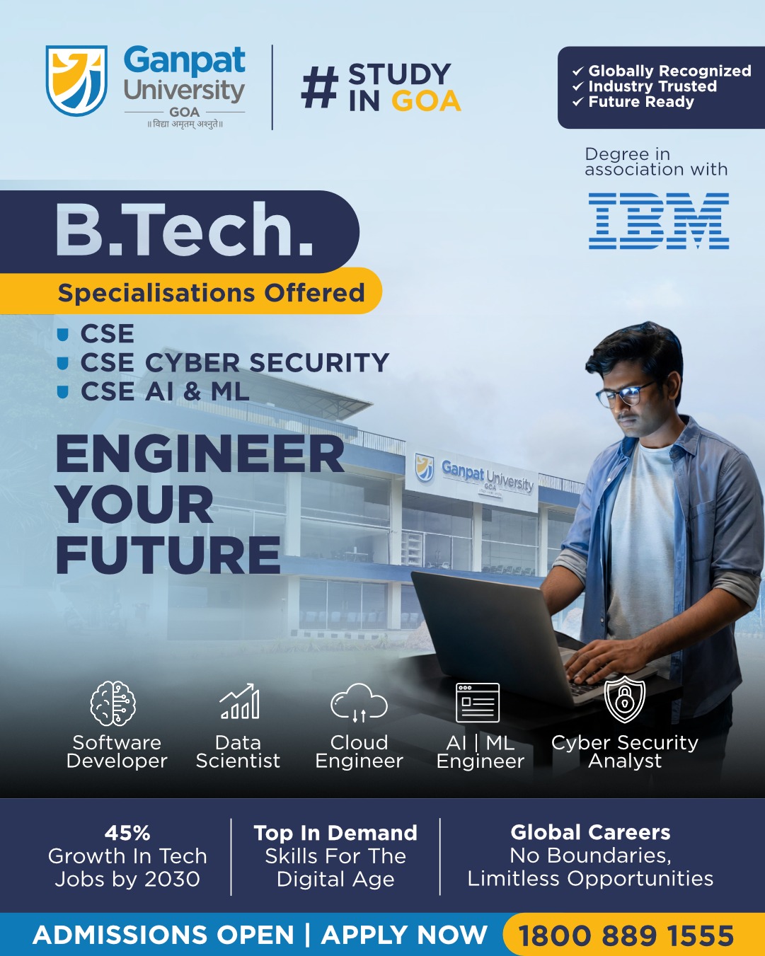 Ganpat University Goa Facebook ad