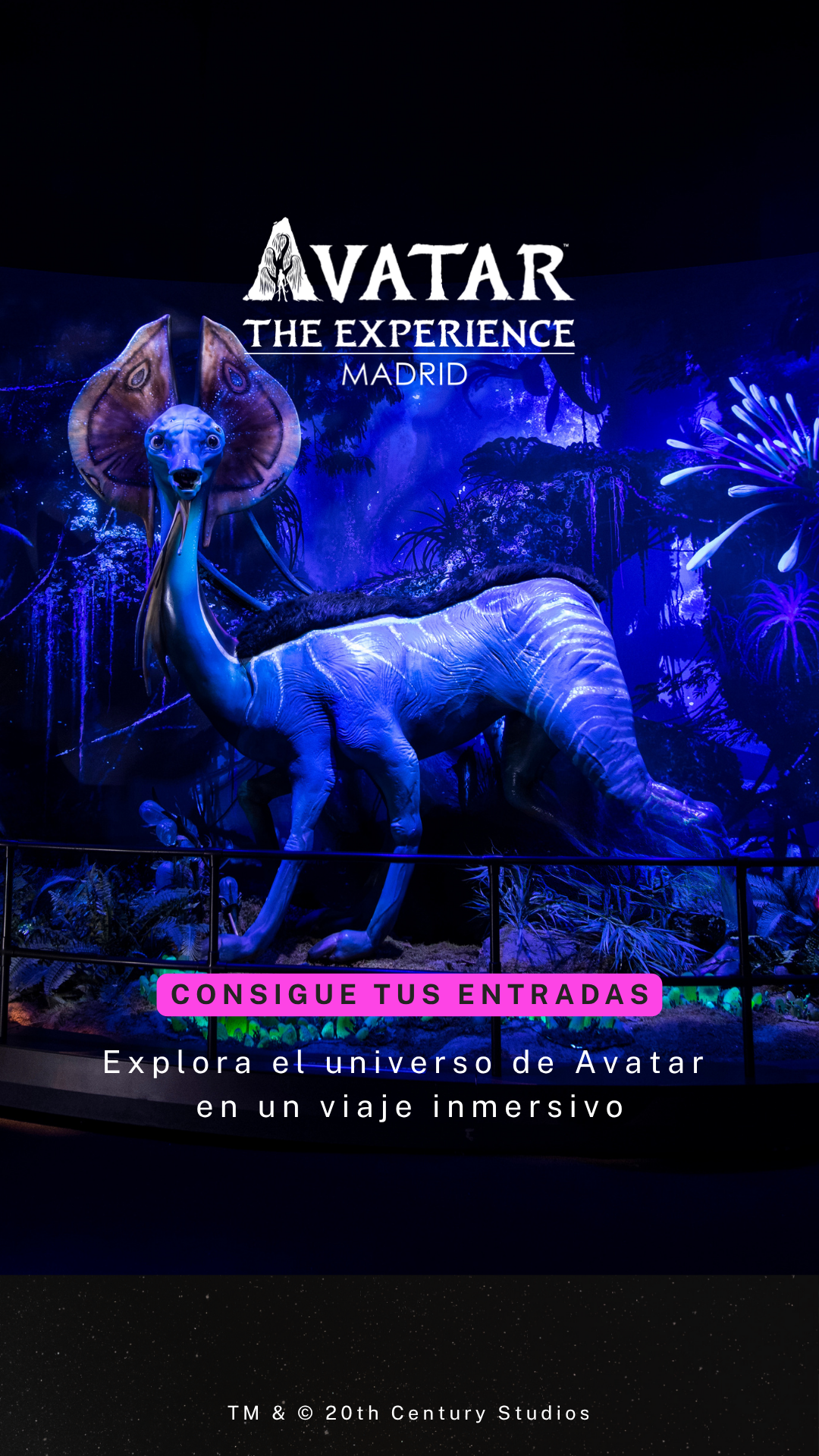 Avatar: The Experience Facebook ad from Dec 16, 2025