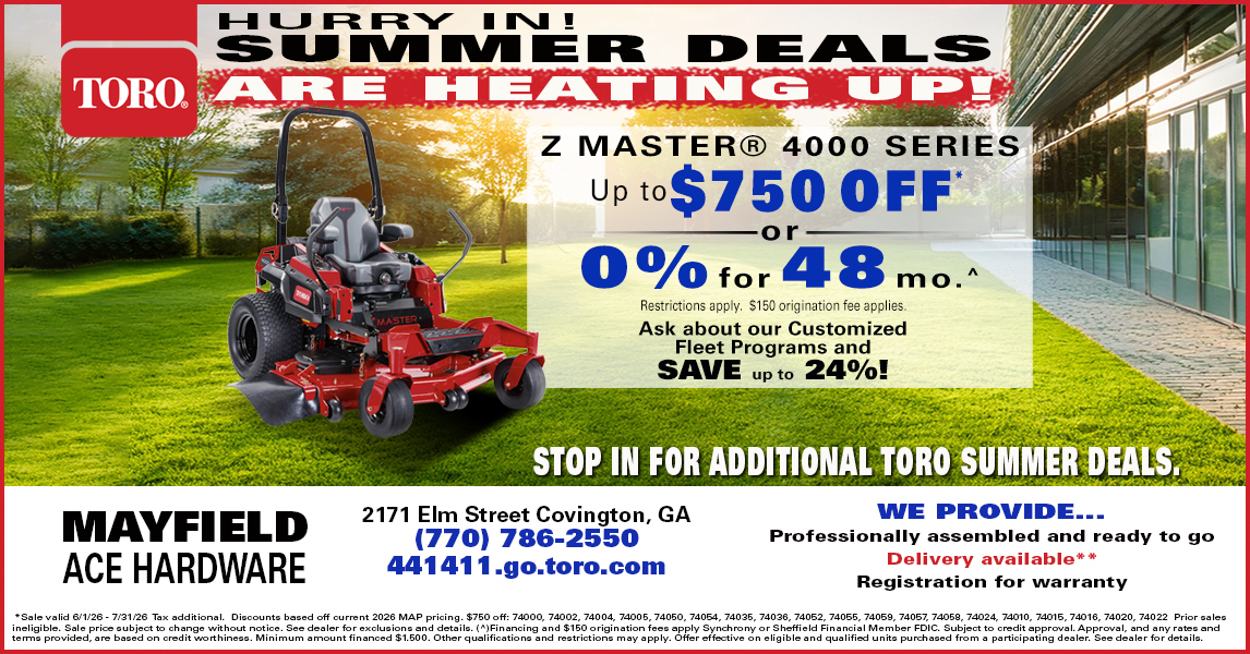 Mayfield Ace Hardware Facebook ad