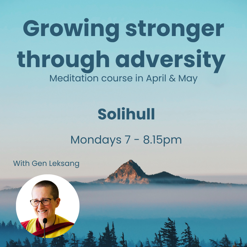 Kadampa Meditation Centre Birmingham Facebook ad from Mar 30, 2026