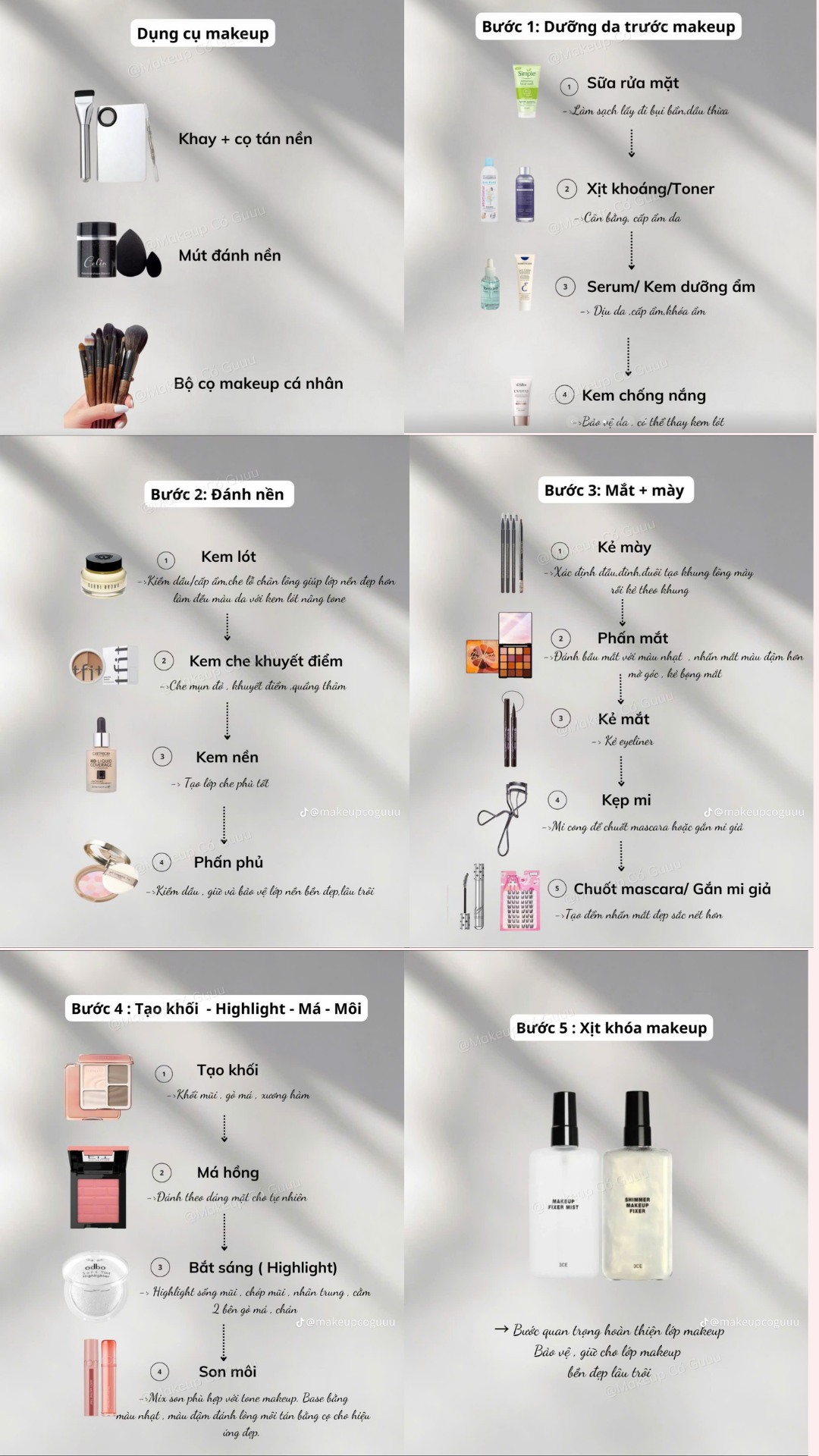 Bông review Facebook ad: Hướng dẫn makeup từng bước, chị em lưu…