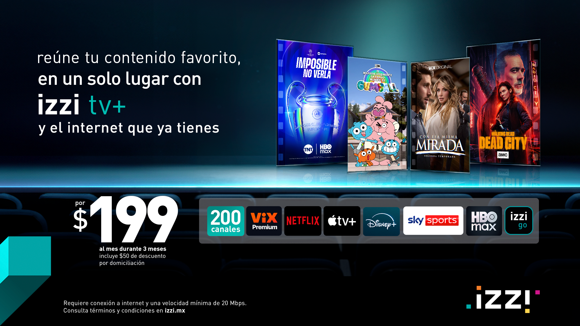 izzi telecom Facebook ad