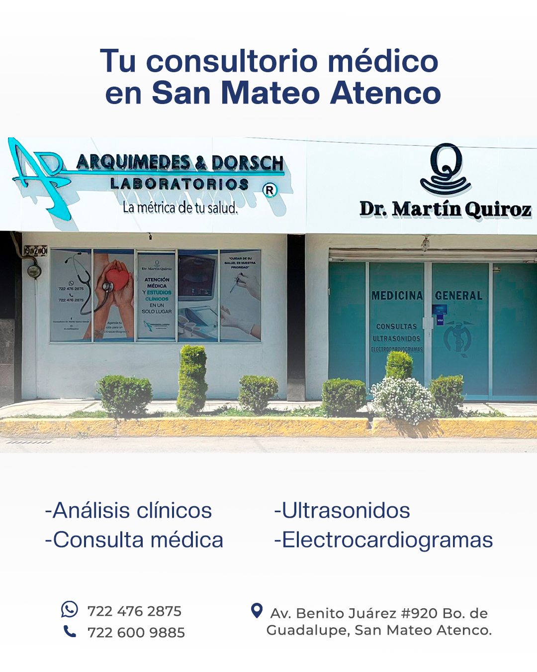 Consultorio Dr. Martin Quiroz Garcia Facebook ad from Jan 18, 2026