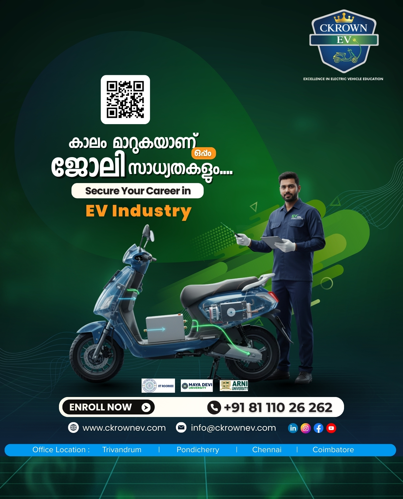 Ckrownev Academy Facebook ad: FREE DEMO CLASS NOW