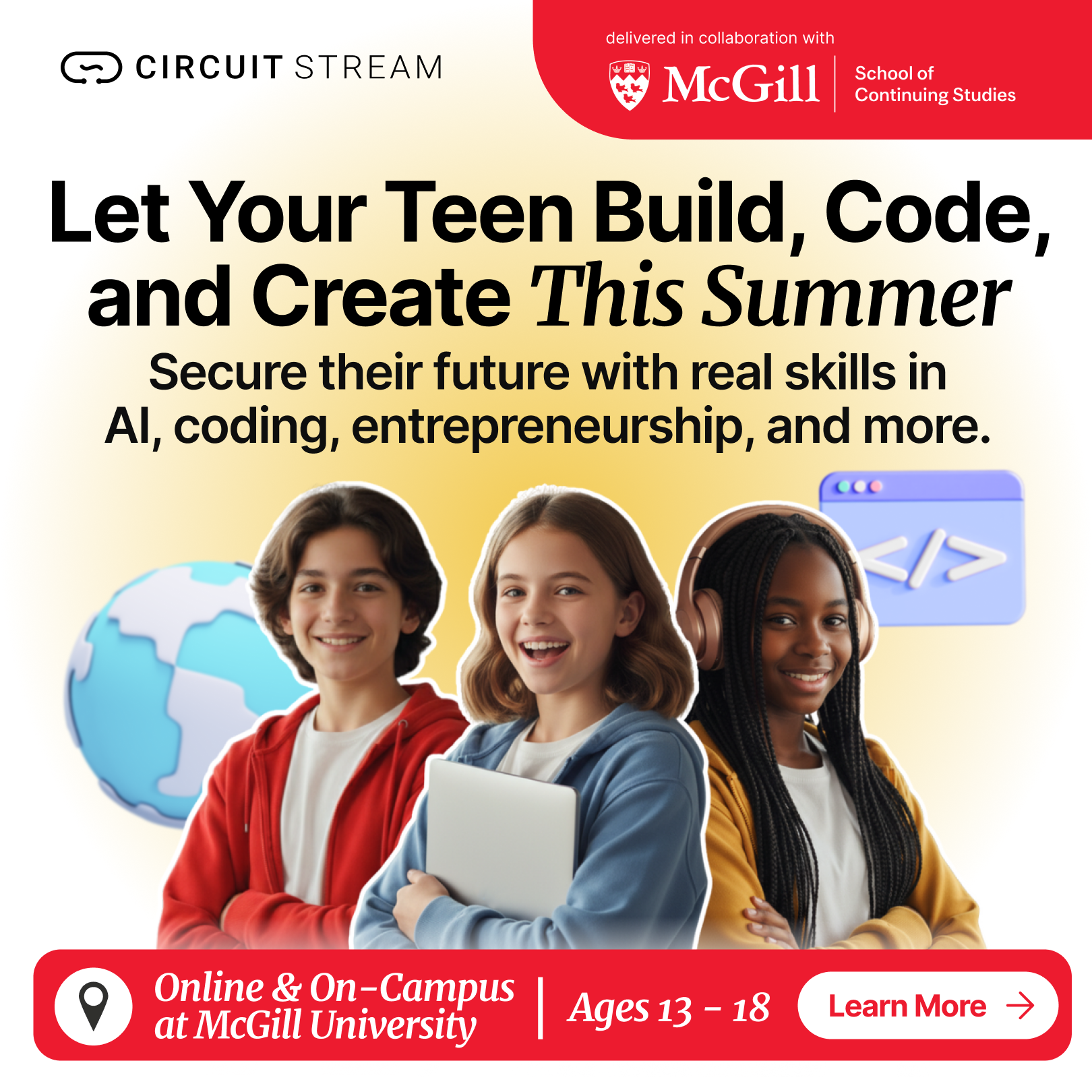 Circuit Stream Facebook ad